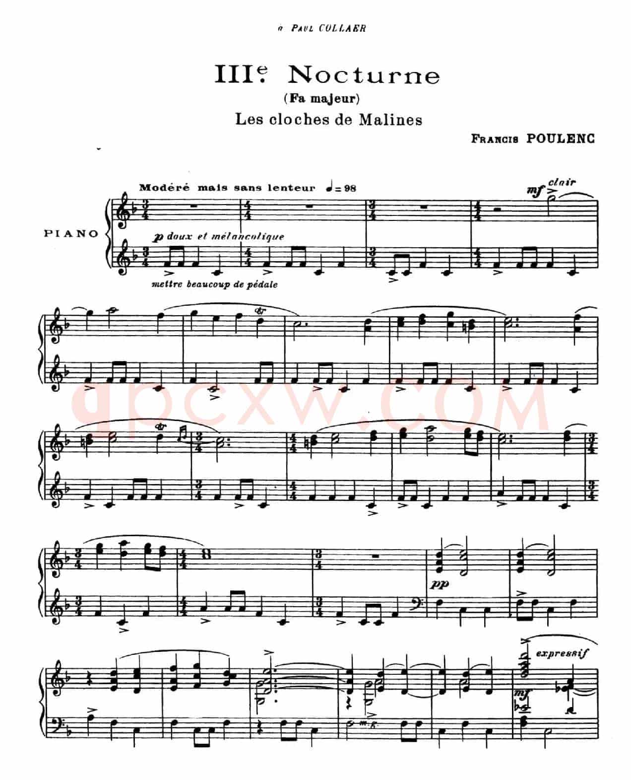 Eight Nocturnes (8首夜曲·Ⅲ)