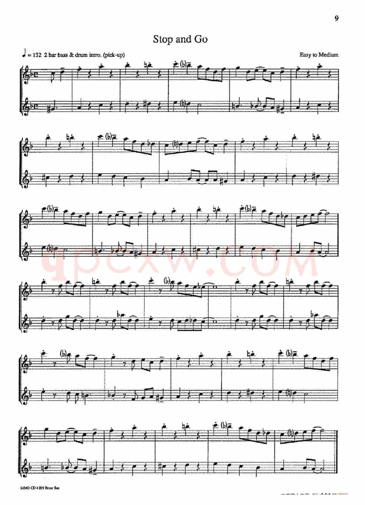 16首爵士二重奏：Stop and Go