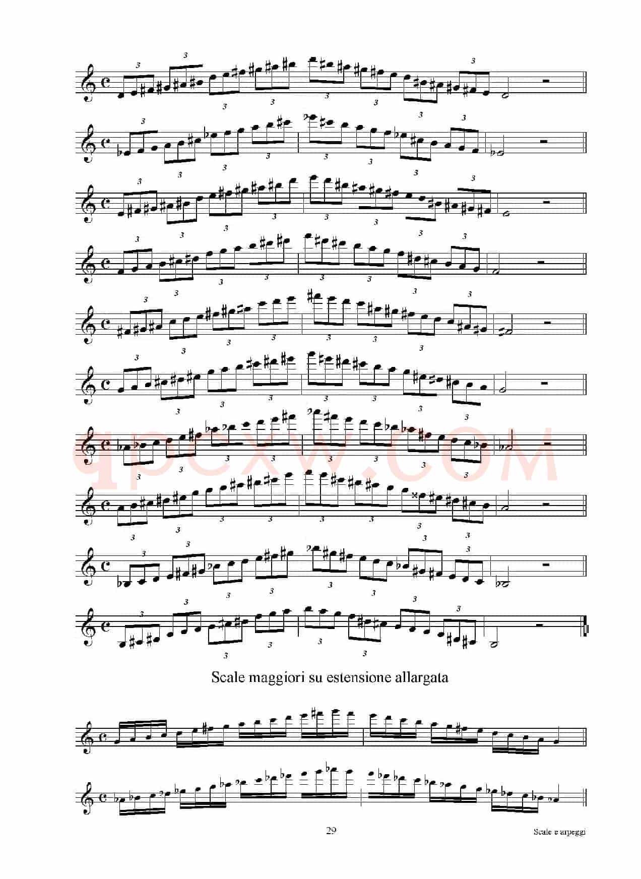 实用的萨克斯音阶练习曲集（P16——30）