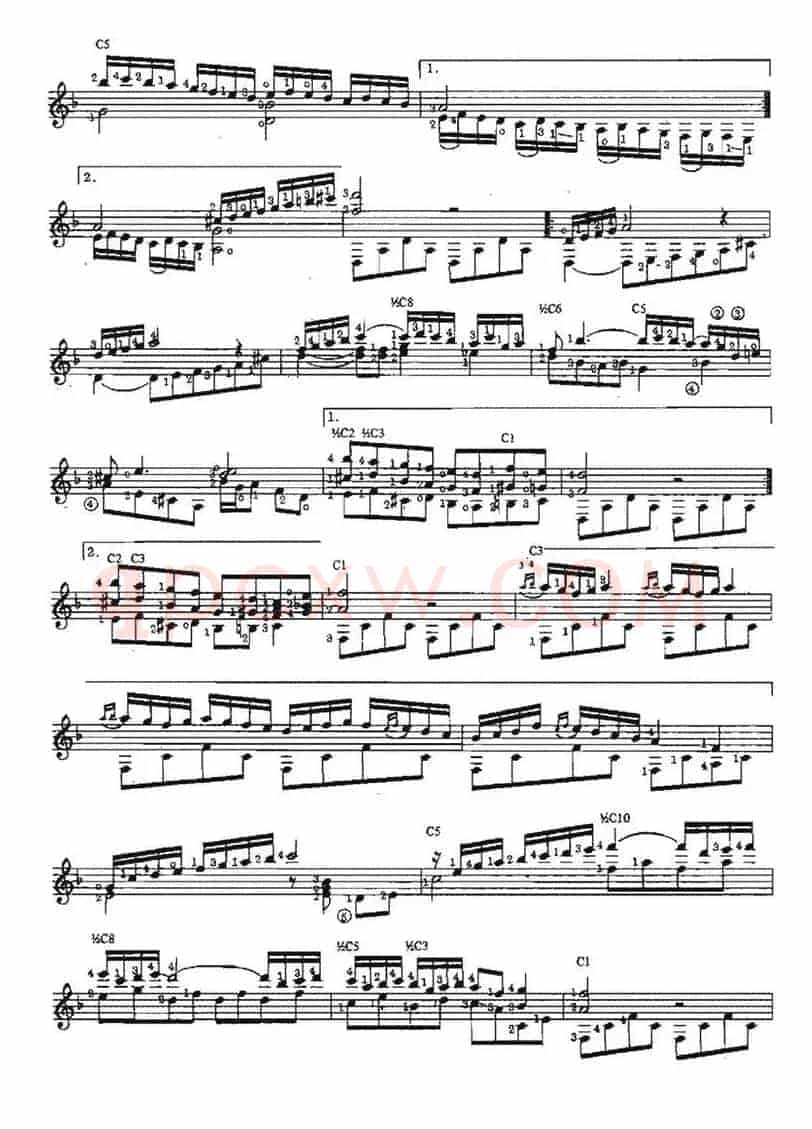 Serenata Morisca（古典吉他）