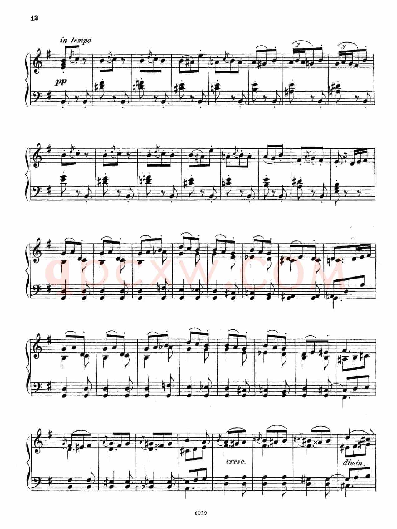Cinque Miniatures Op.28（5首小画像·3）