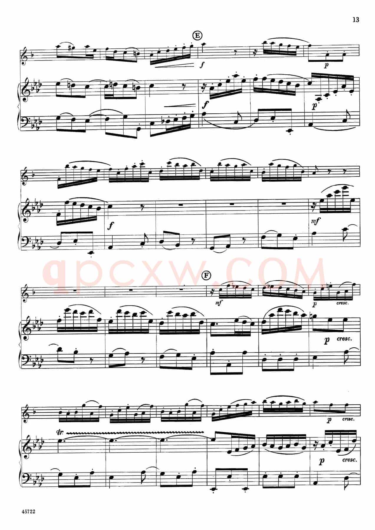 15首古典萨克斯独奏曲：2、Sicilienne and Allegro（中音萨克斯+钢琴伴奏）