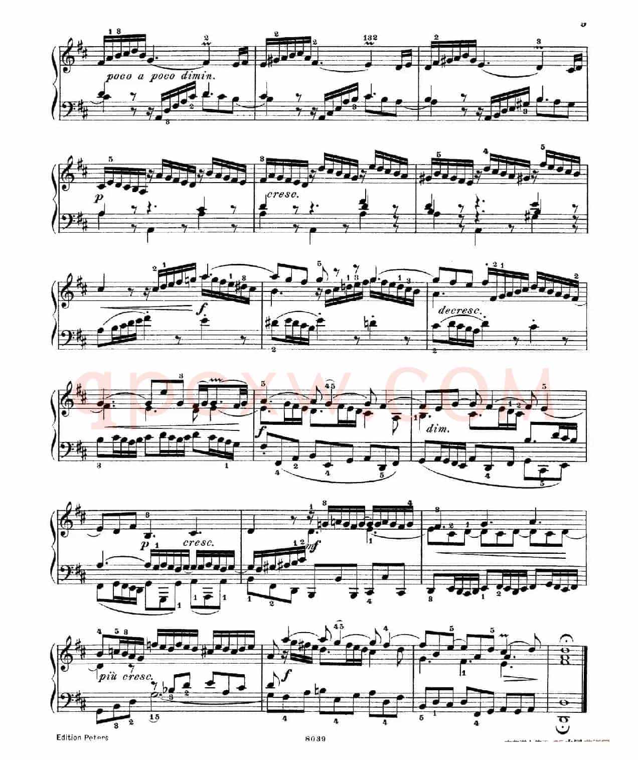 Six Partitas BWV 825-830(6首帕蒂塔·4)
