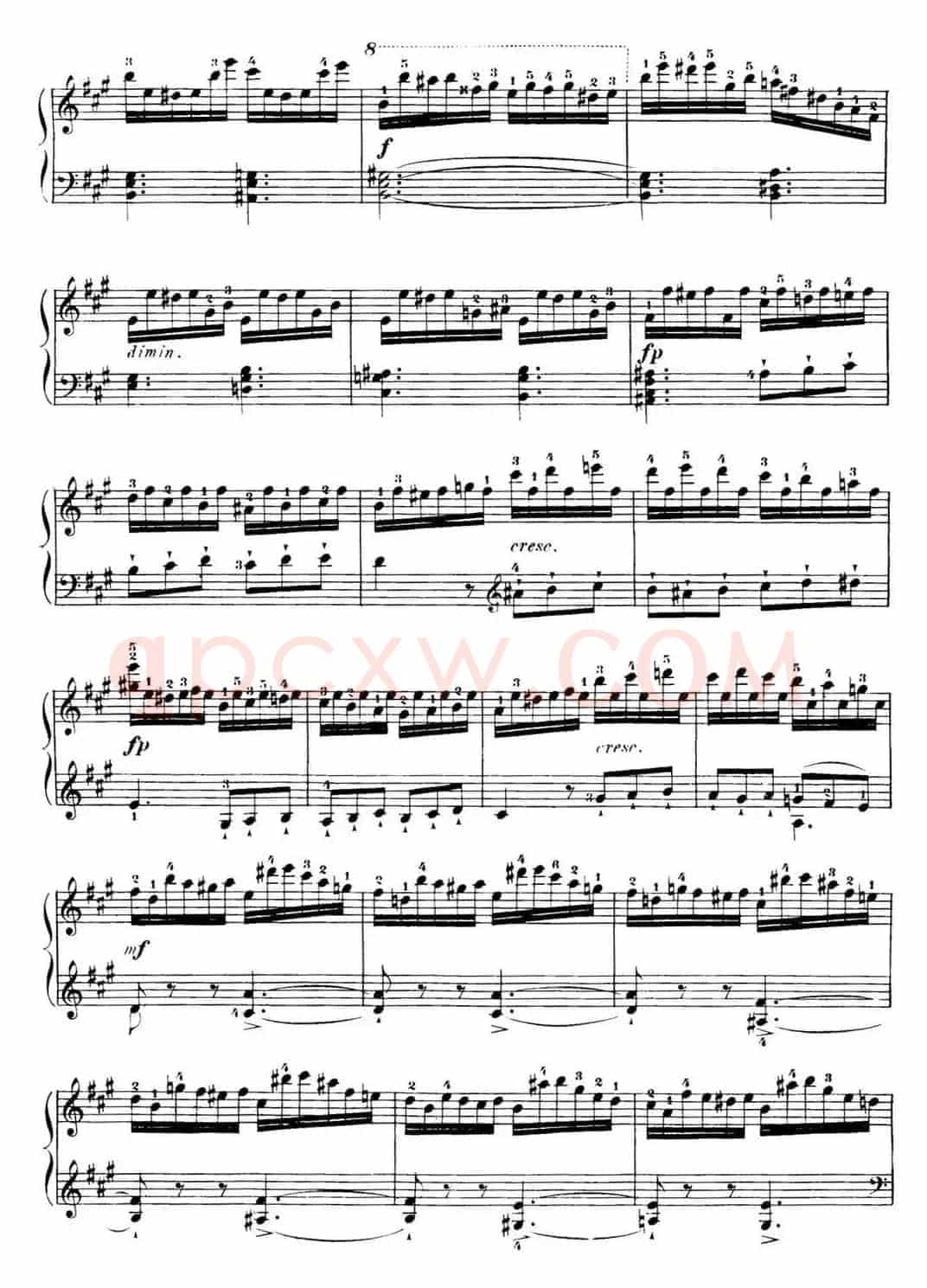 40首车尔尼Op.299钢琴快速练习曲（NO.23）