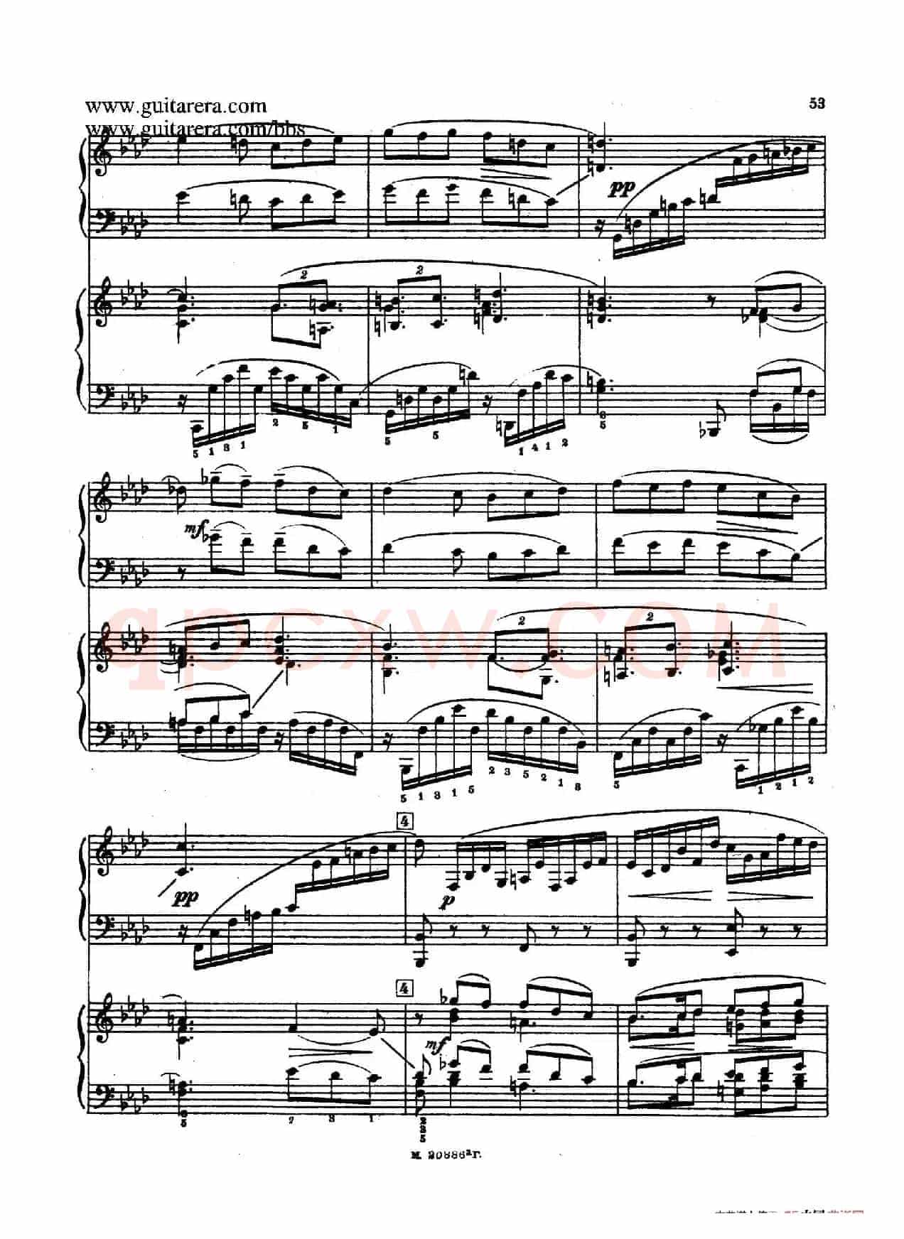 第二双钢琴组曲 Suite for Two Pianos No.2 Op.17（3. 浪漫曲 Romance）
