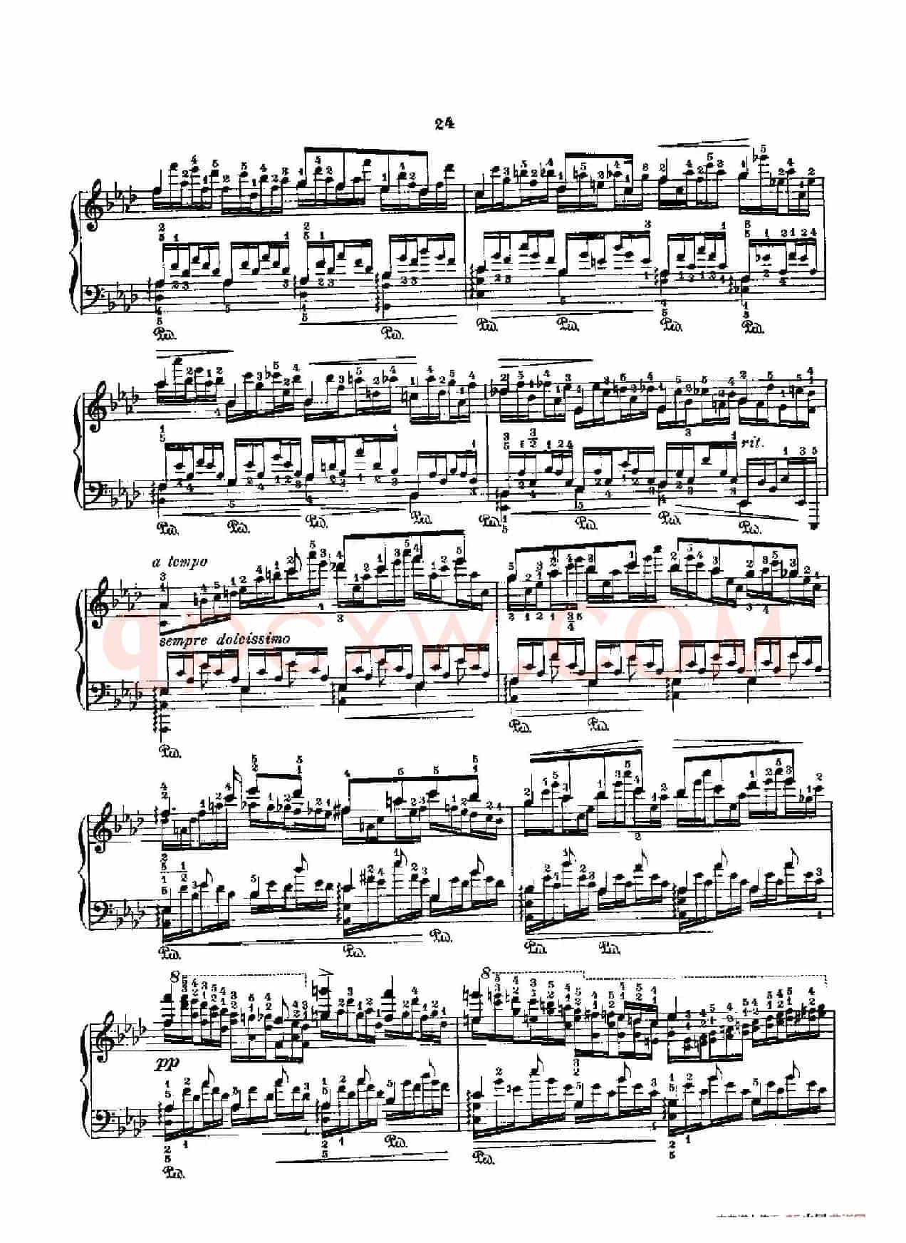 53首以肖邦练习曲为素材而作的练习曲（No.25）