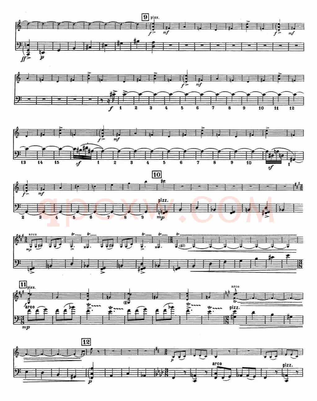Sonate（小提琴+大提琴）