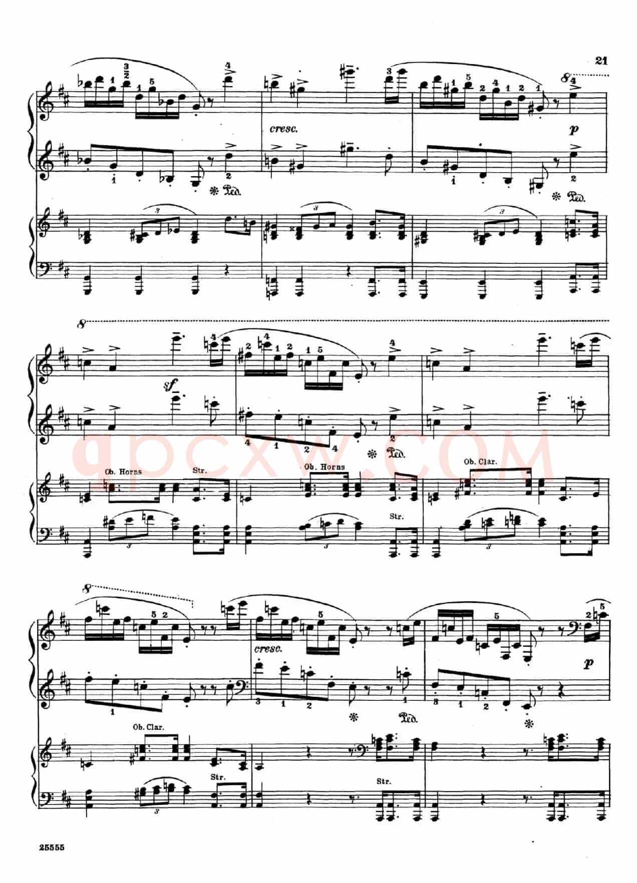 Capriccio Brillante in B Major Op.22(B大调华丽随想曲·双钢琴)