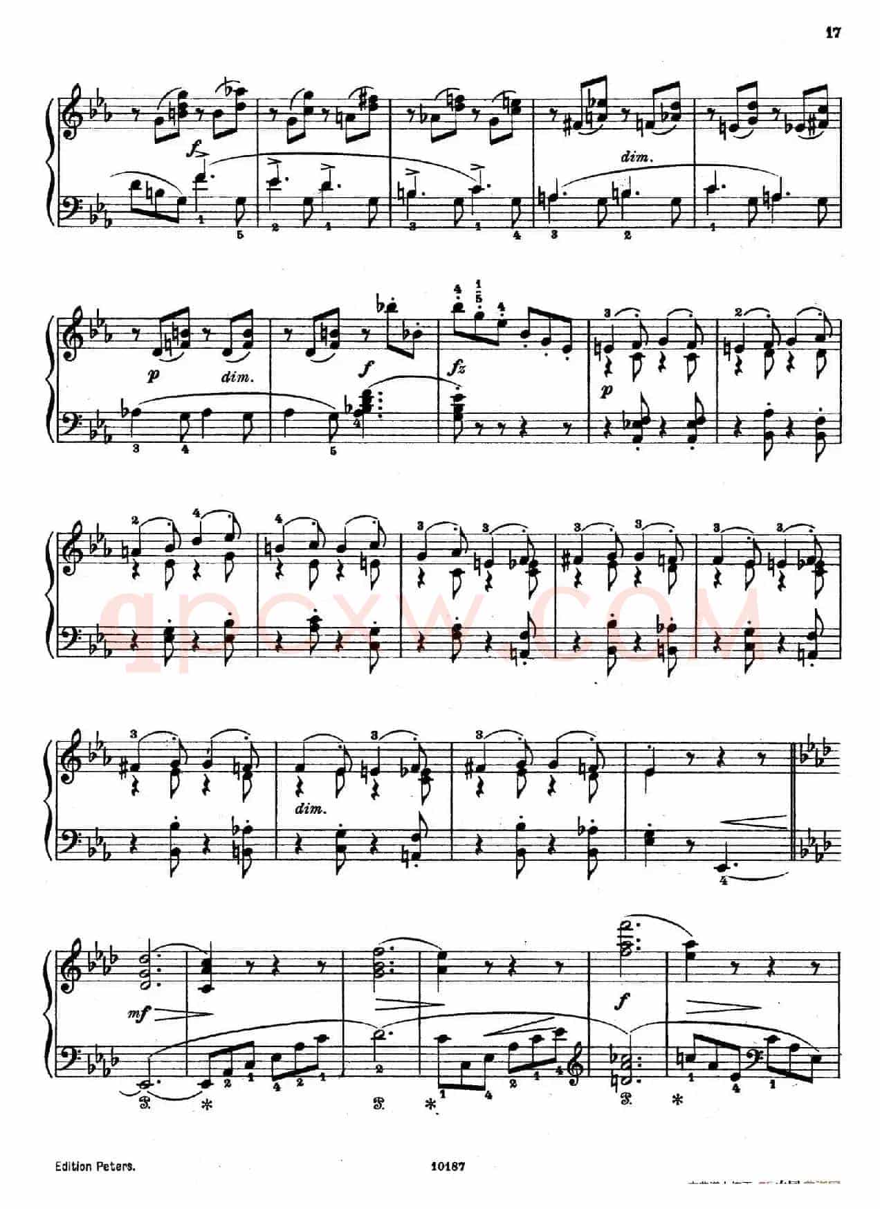 Akvareller Op.19(水彩画 6. 随想曲)