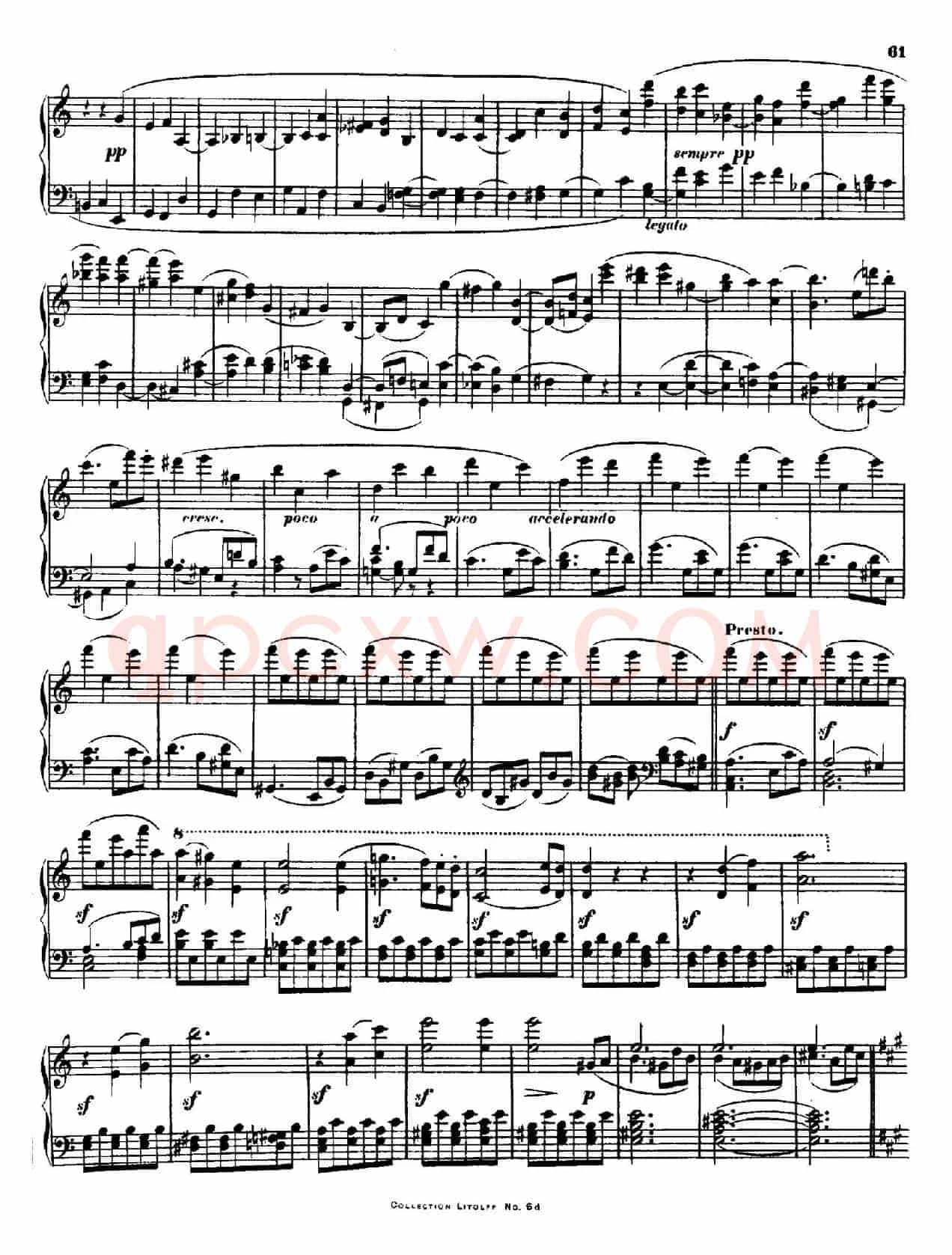 String Quartet No.15 in a Minor Op.132(a小调第十五弦乐四重奏·钢琴独奏版)