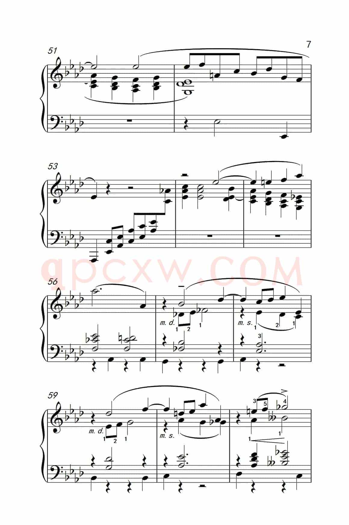 莫什科夫斯基 钢琴练习曲（第十三首）