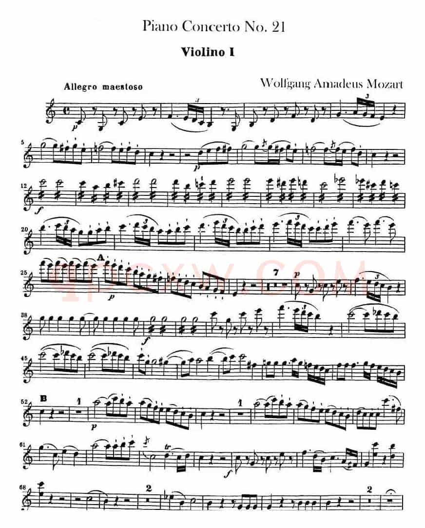 Piano Concerto No.21（第二十一号钢琴协奏曲）