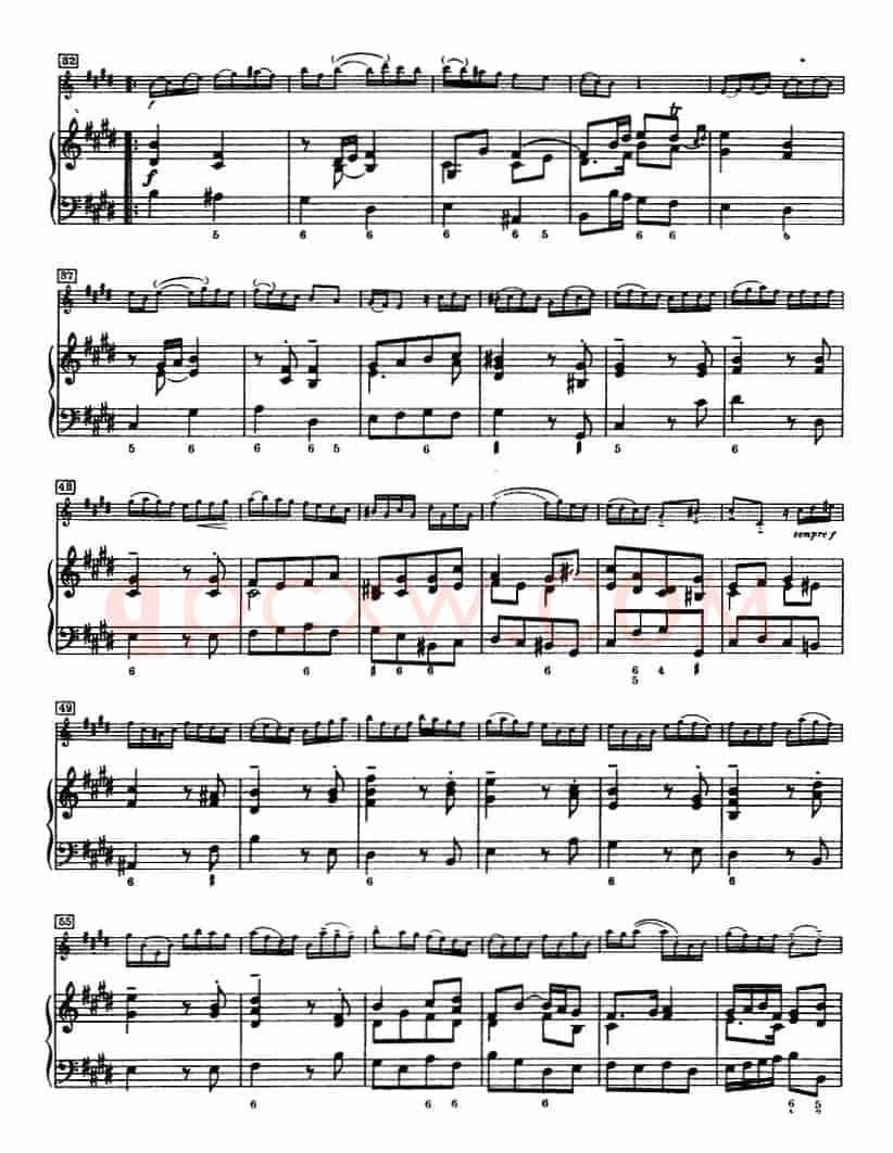 第六奏鸣曲（小提琴+钢琴）