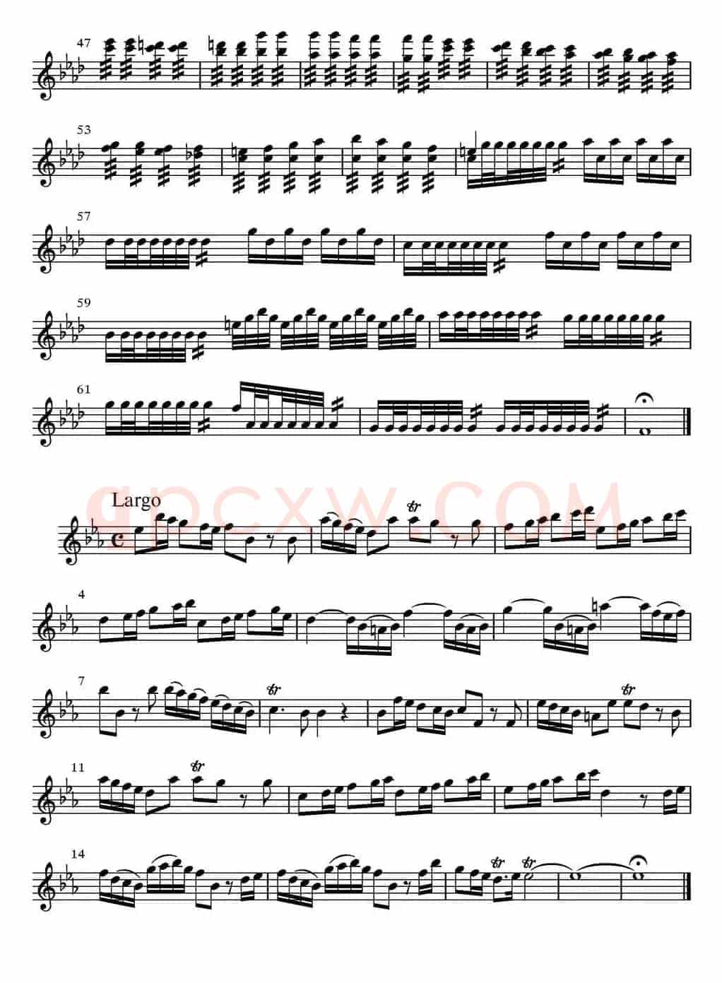 All parts of Winter（四季·冬天）（主奏小提琴分谱）