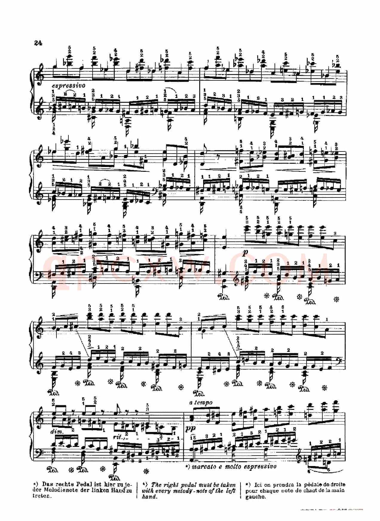 53首以肖邦练习曲为素材而作的练习曲（No.4）