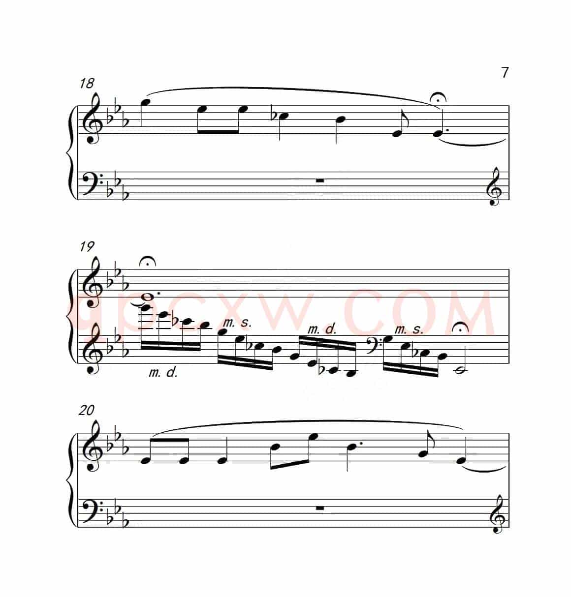 第六级 台湾民谣（中国音乐学院钢琴考级作品1~6级）