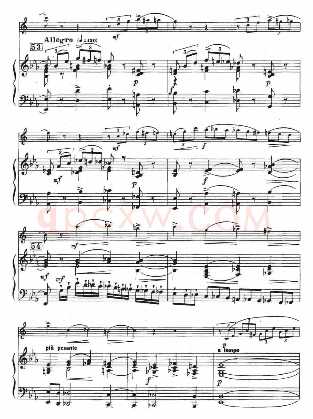 Glazunov Op.109（格拉组诺夫协奏曲Op.109）（萨克斯+钢琴伴奏）