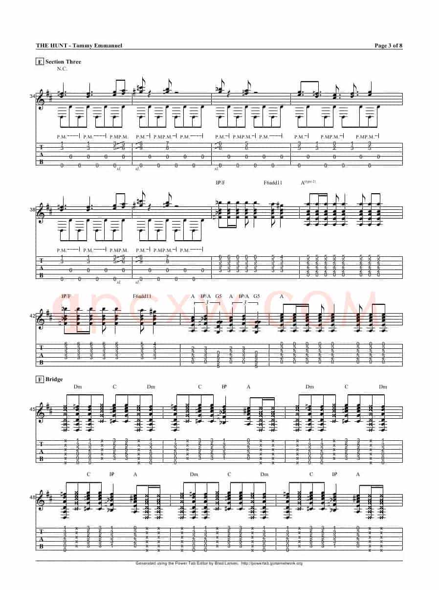 tommy emmanuel：the hunt（指弹吉它）