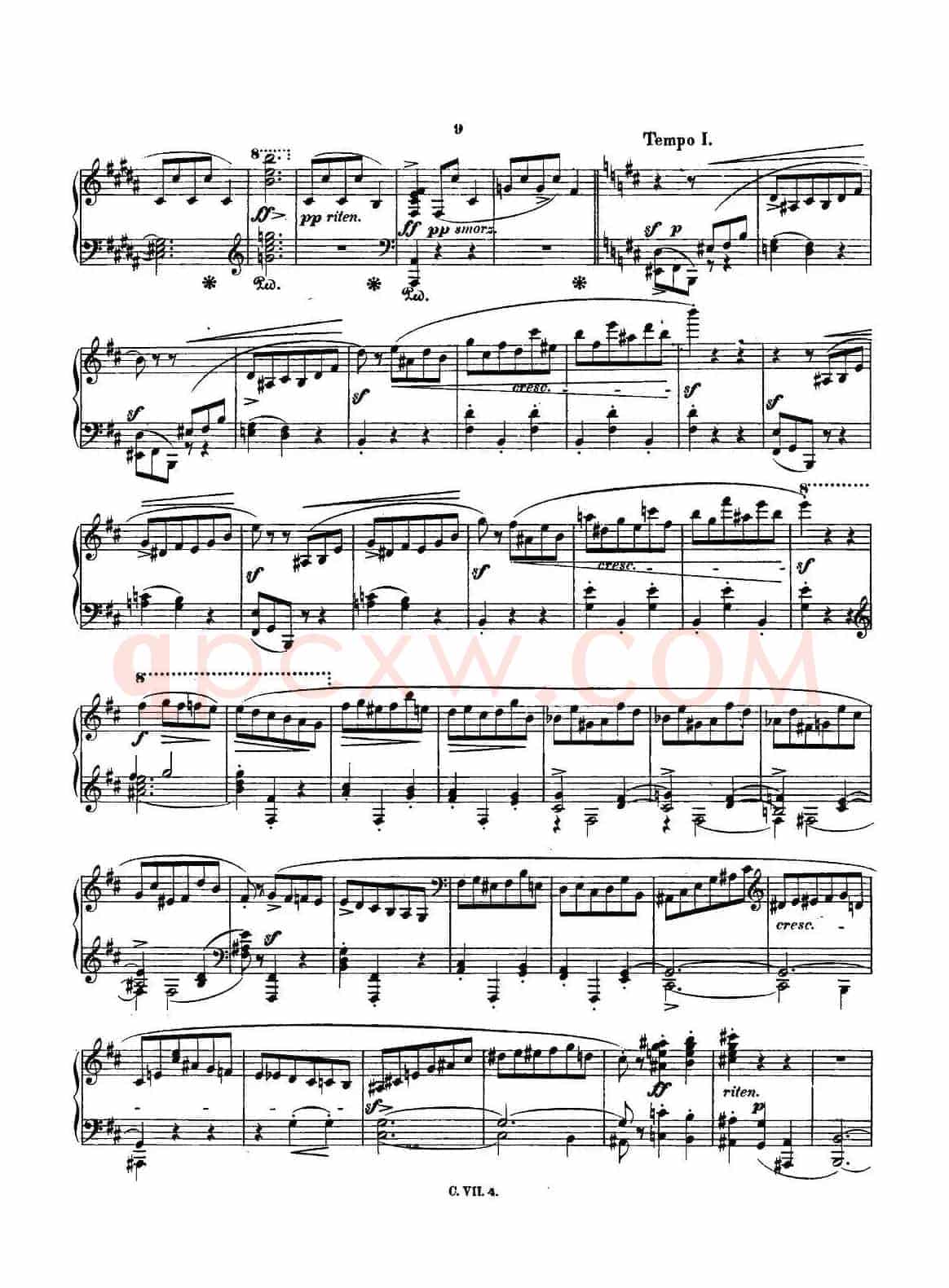 肖邦 钢琴谐谑曲 Chopin Scherzo(No.1 b小调,Op.20)