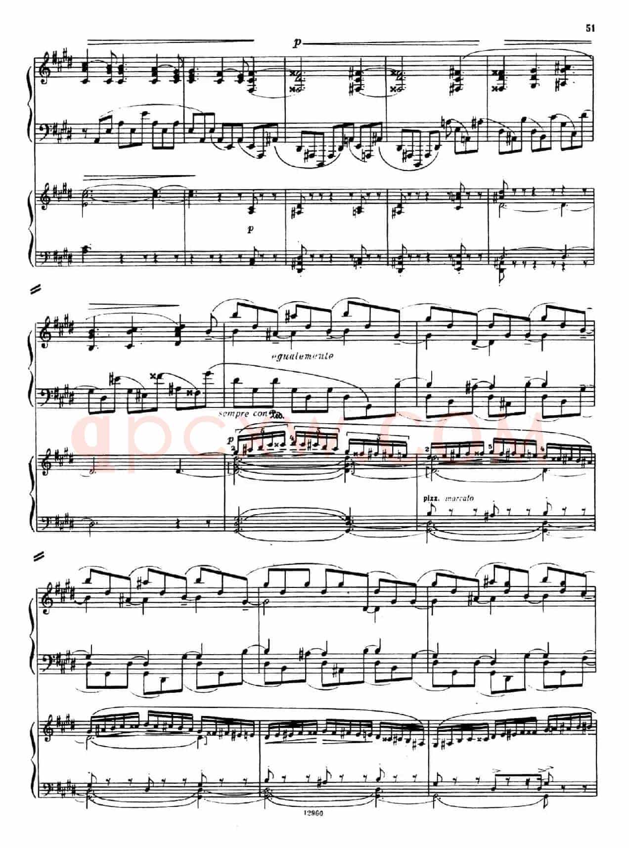 Piano Concerto No.2 in c Minor Op.50(c小调第二钢琴协奏曲·Ⅱ·双钢琴)