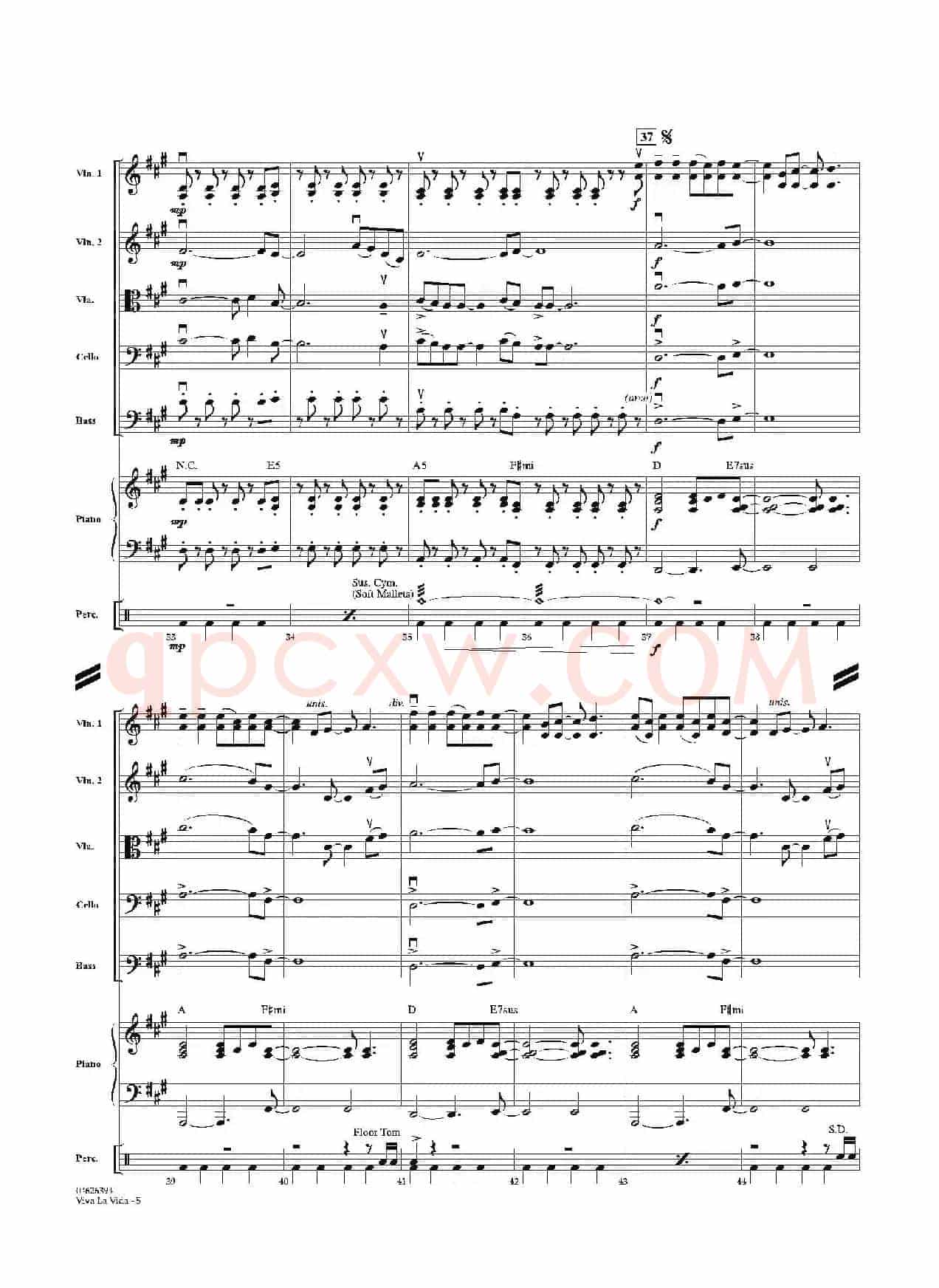VIVA LA VIDA（总谱）