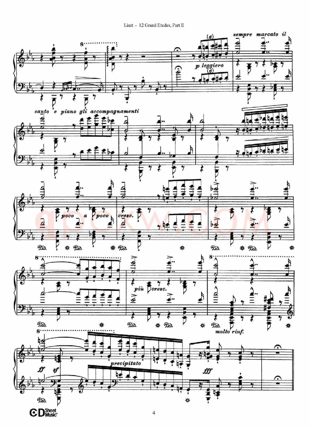 12 Grand Etudes S.137（12首华丽的练习曲·7）