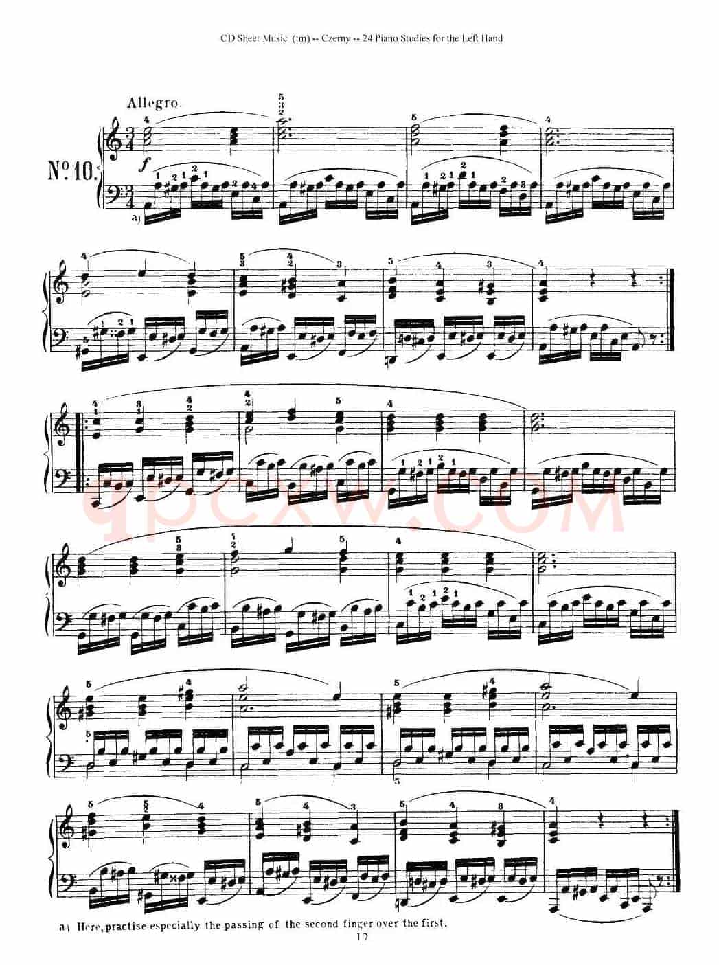 Czerny - 24 Piano Studie（8—16）（车尔尼 - 24首钢琴练习曲）
