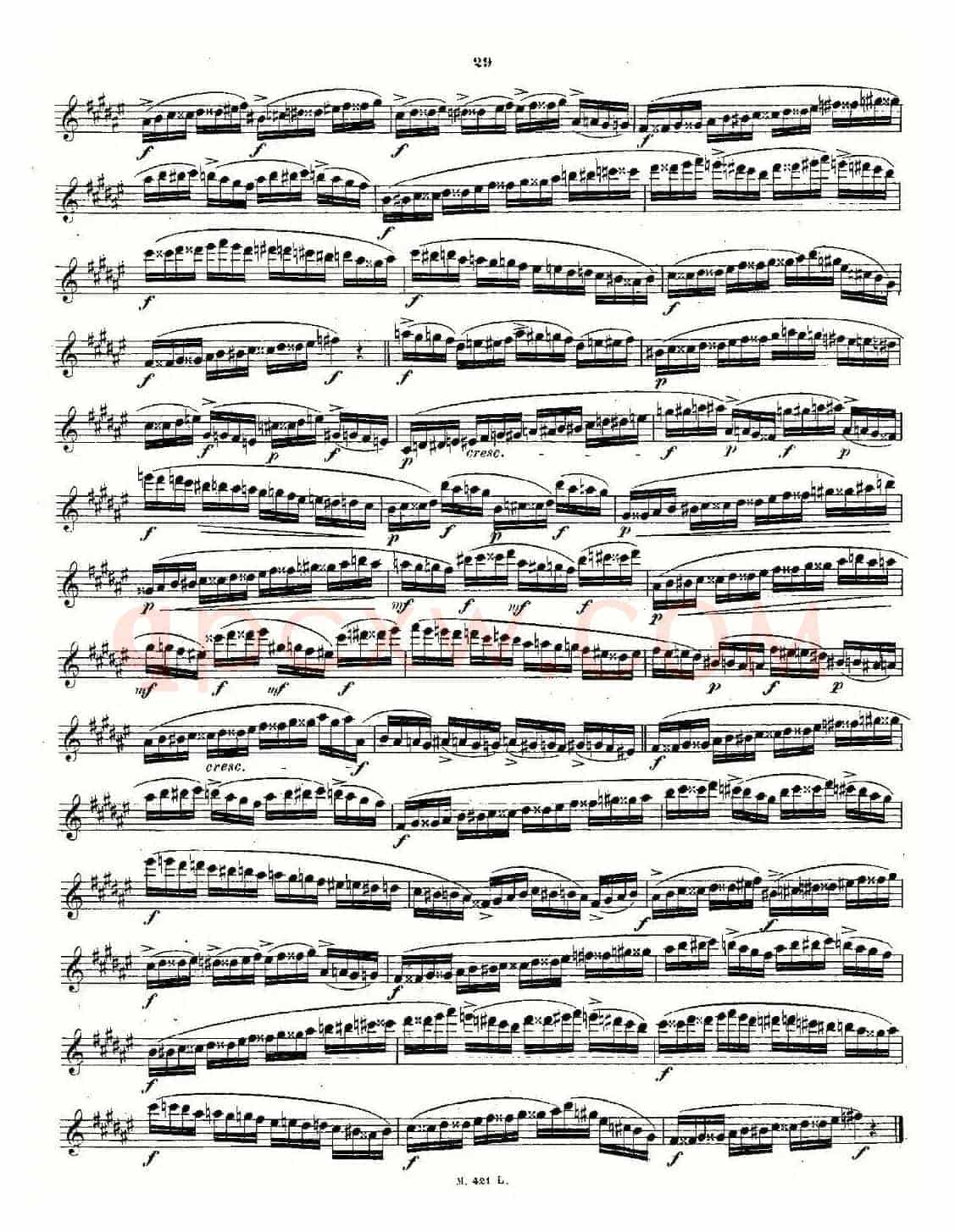 24首长笛练习曲 Op.15 之11—15