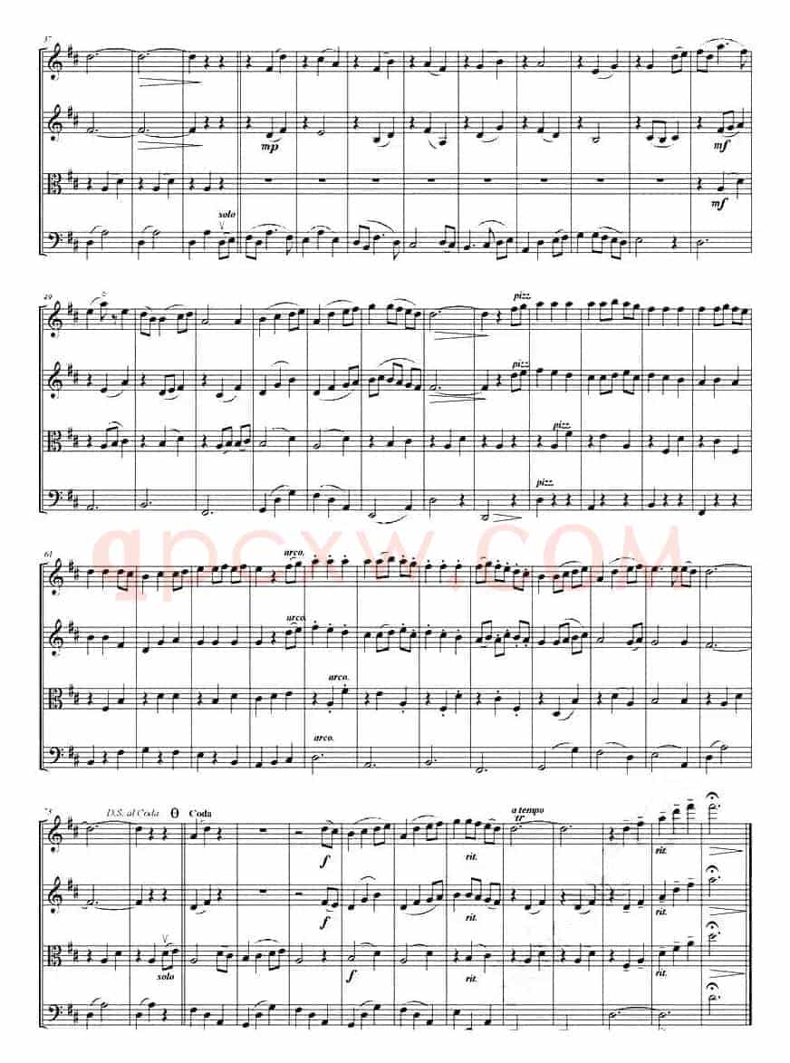 永远同在（《千与千寻》主题曲、四重奏）