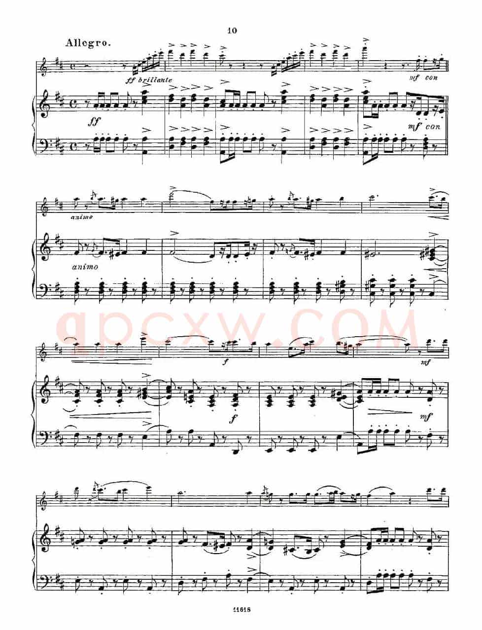 Opern-Transcriptionen.Op.45-3（长笛+钢琴伴奏）