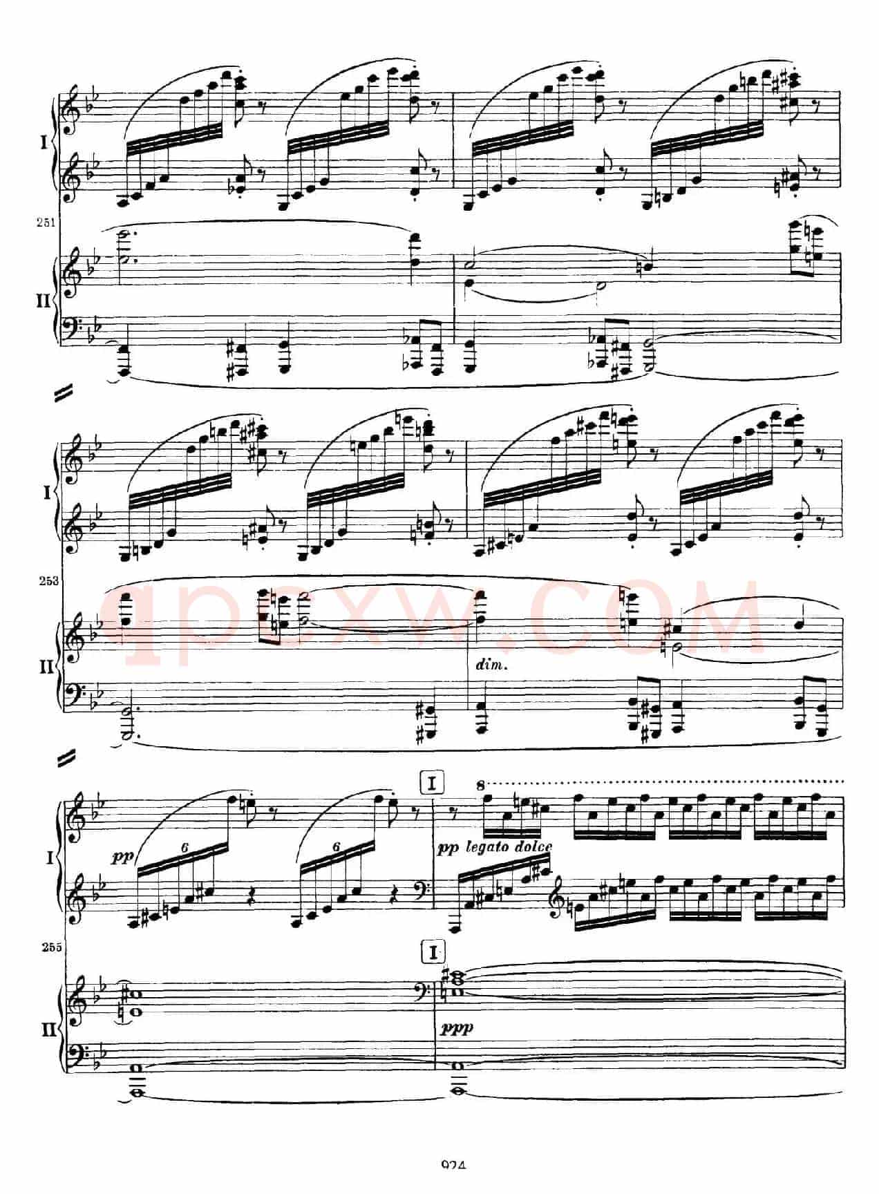 降B大调第二钢琴协奏曲 （P21——30）