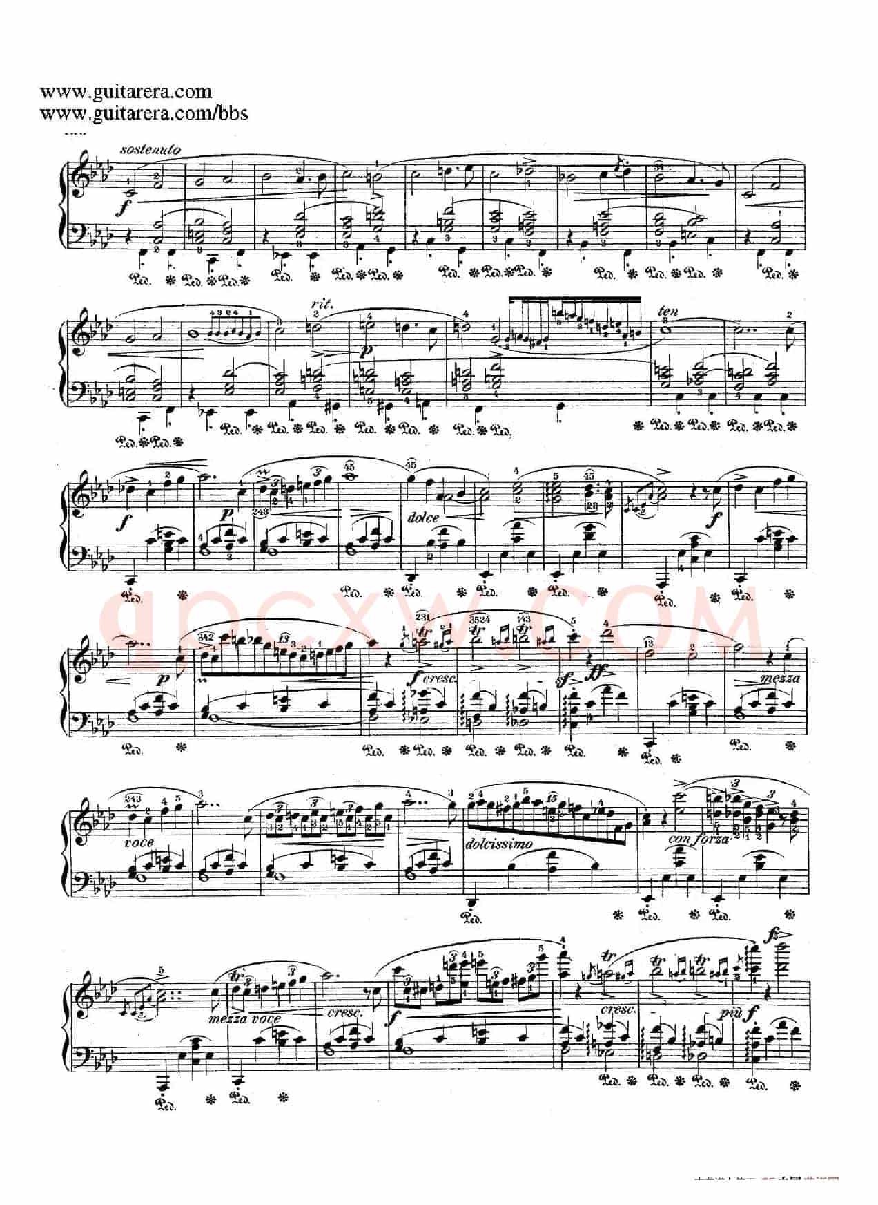 Impromptu in D-flat Major Op.29（降A大调第一即兴曲）