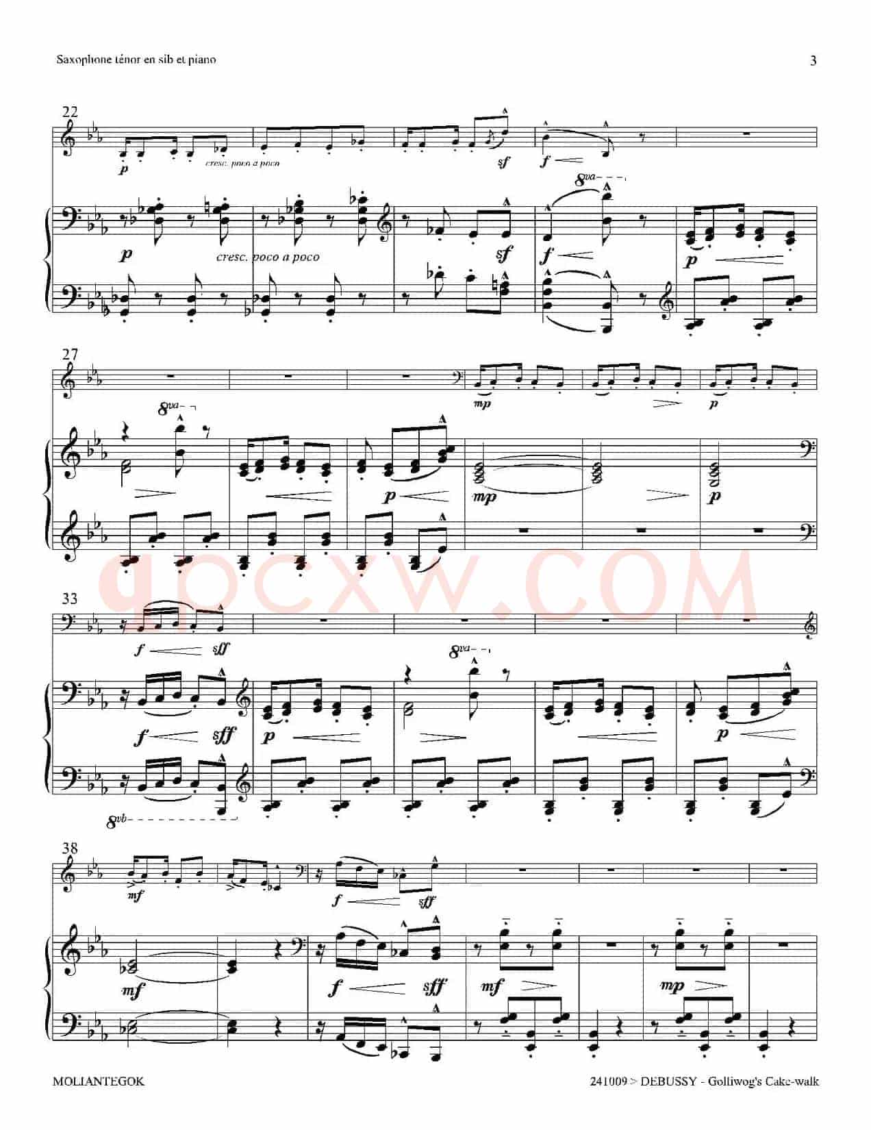 木偶步态舞（次中音萨克斯+钢琴伴奏）