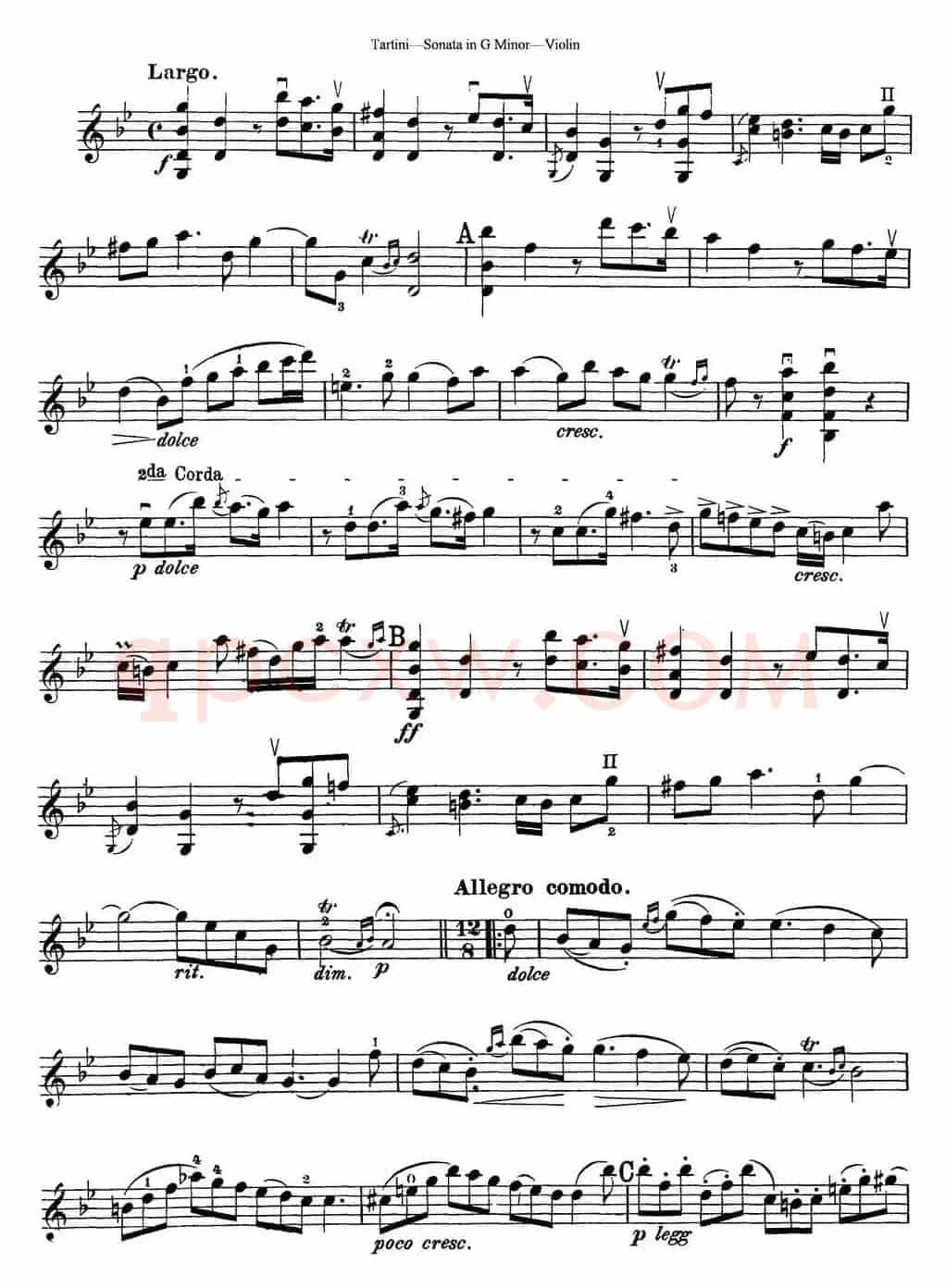 Violin Sonata in G Minor