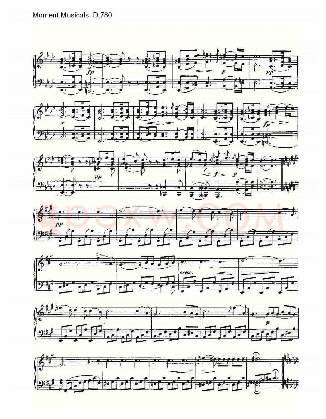 Moment Musicals D.780（6首音乐瞬间）