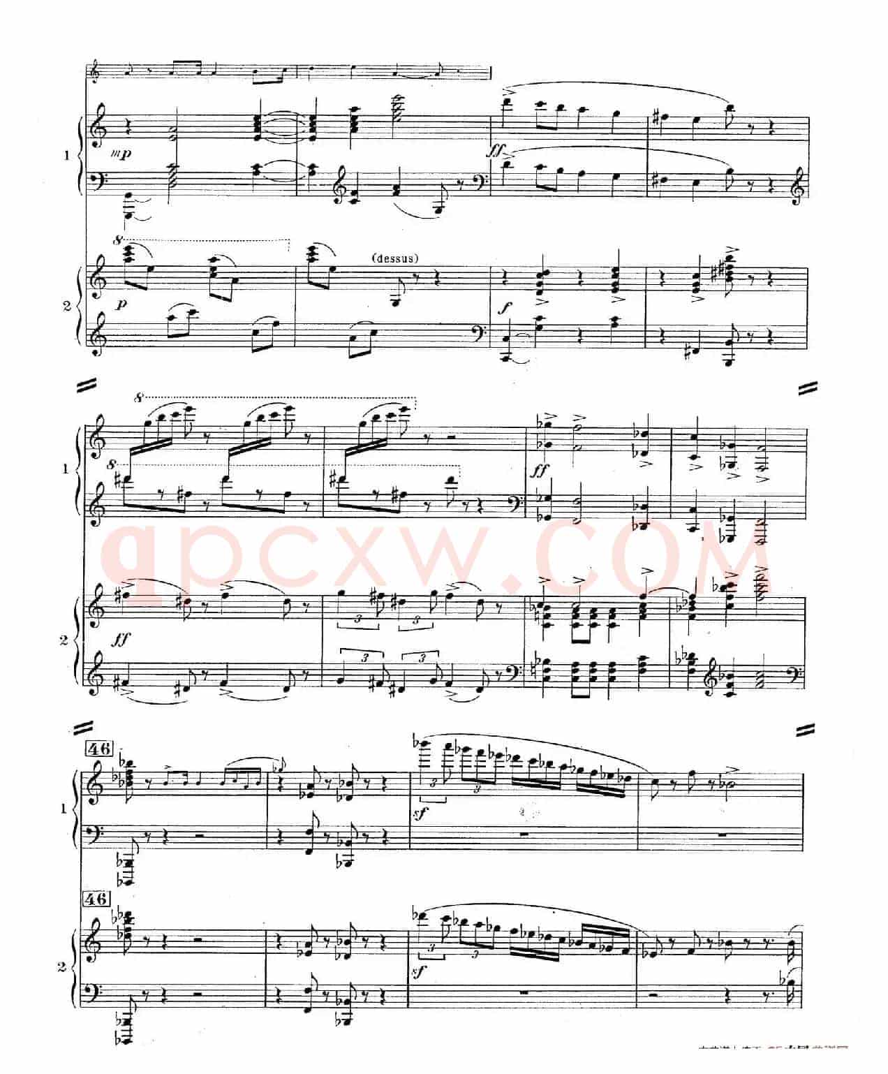 Concerto for 2 Pianos in d Minor(d小调双钢琴协奏曲· 第三乐章)