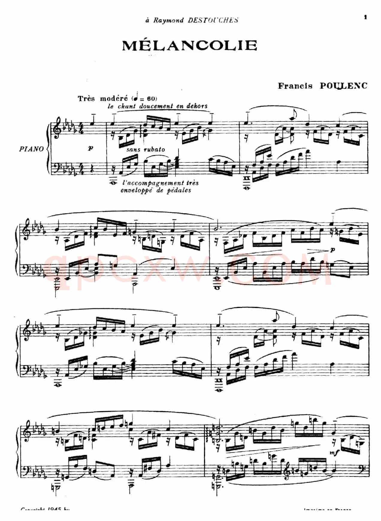 Mélancolie（伤感）