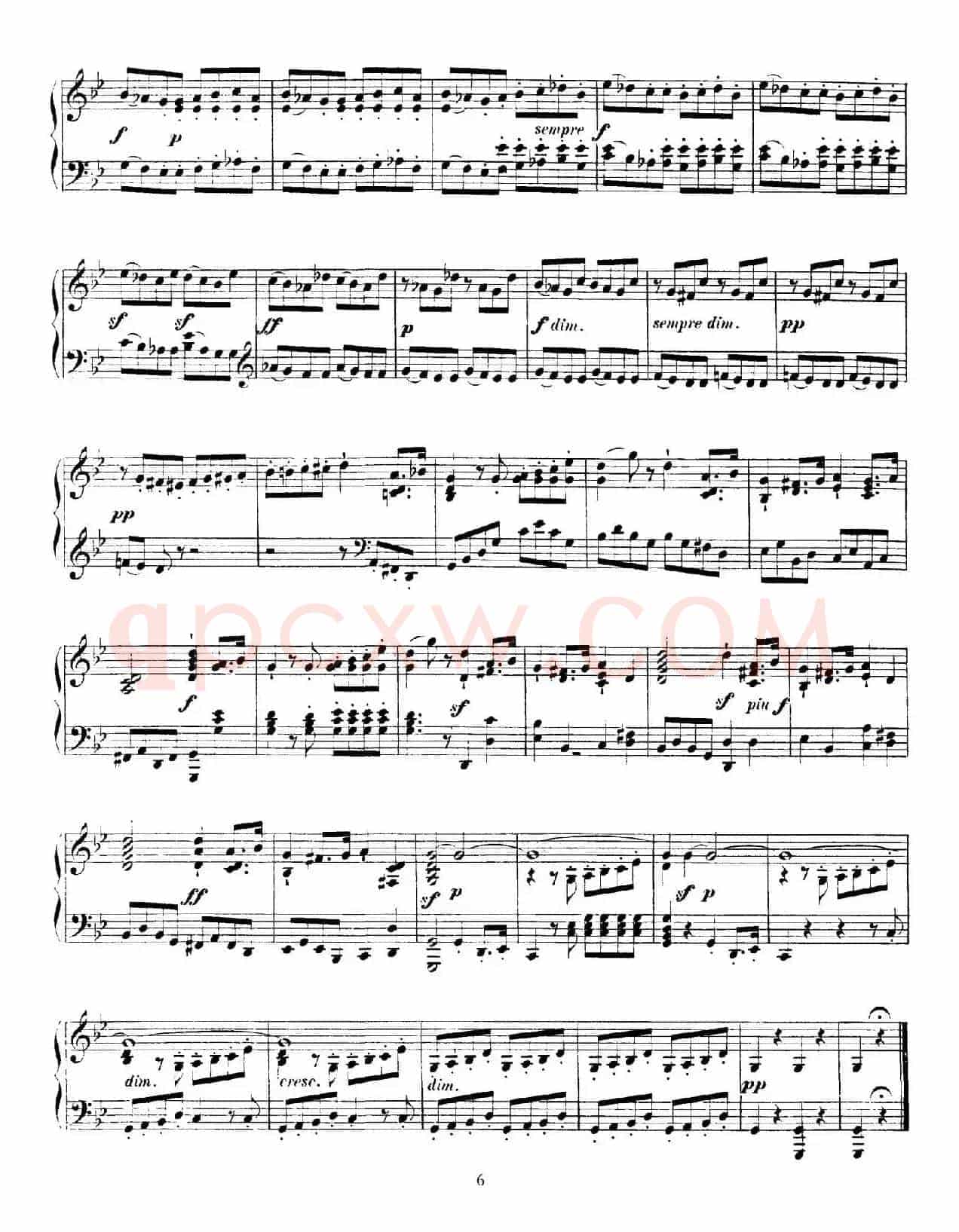 6 Pieces for Children Op.72(6首儿童钢琴曲5.g小调)