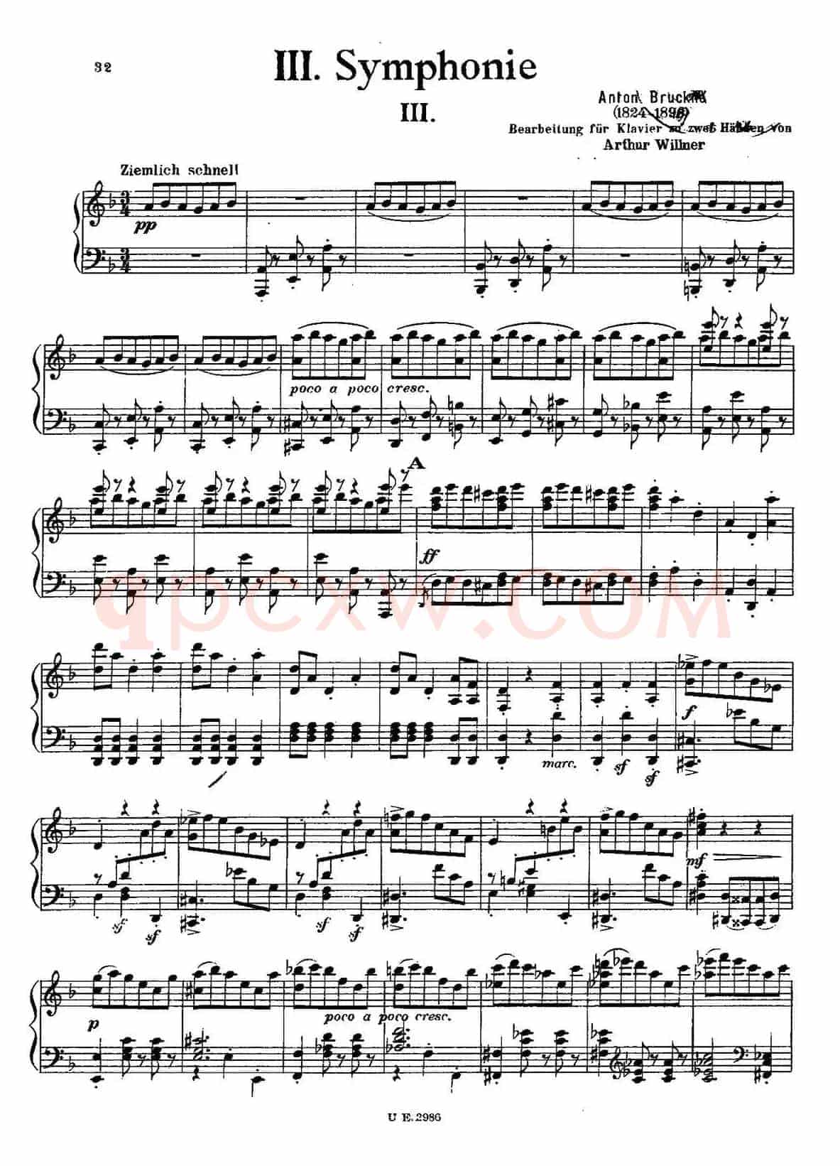 Symphony No.3 in d Minor - Solo Piano(d小调第三交响曲·钢琴独奏版·Ⅲ)