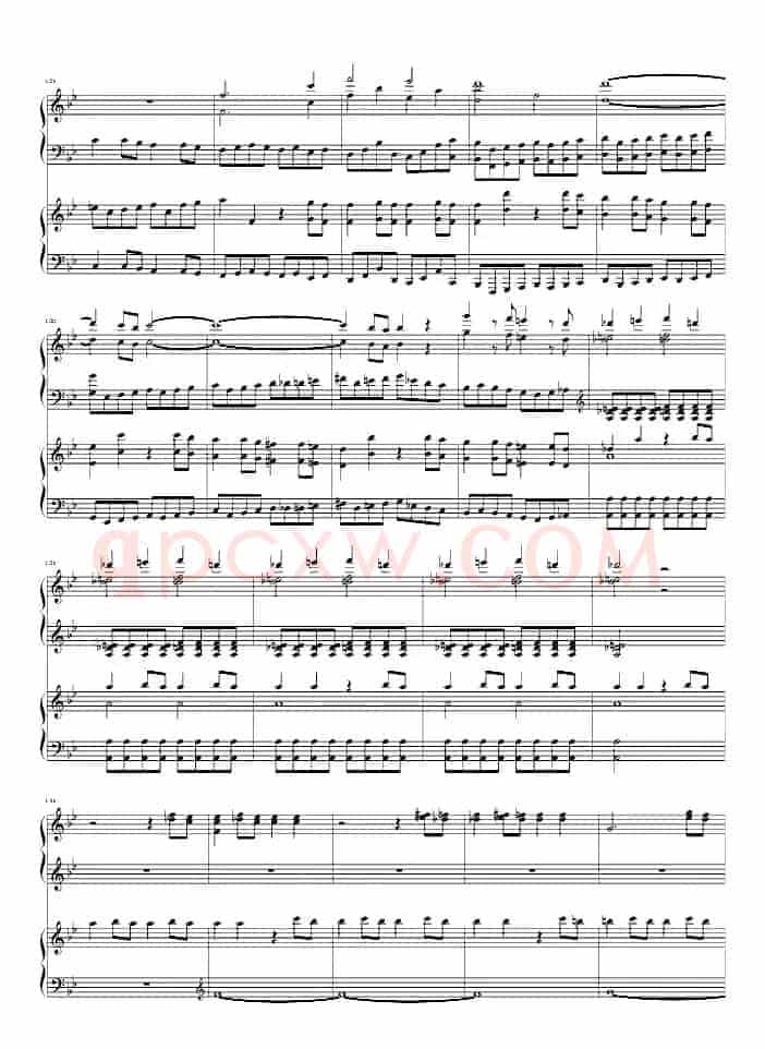 第四十号交响曲第一乐章(双钢琴)