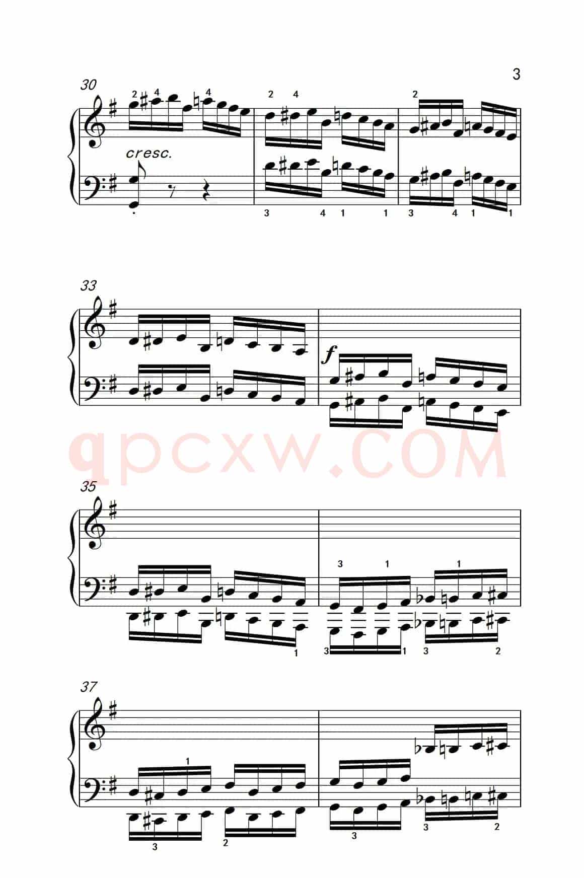 第九级2.G大调奏鸣曲 第一乐章 Op.31 No.1（中央音乐学院 钢琴（业余）考级教程 7-9级）