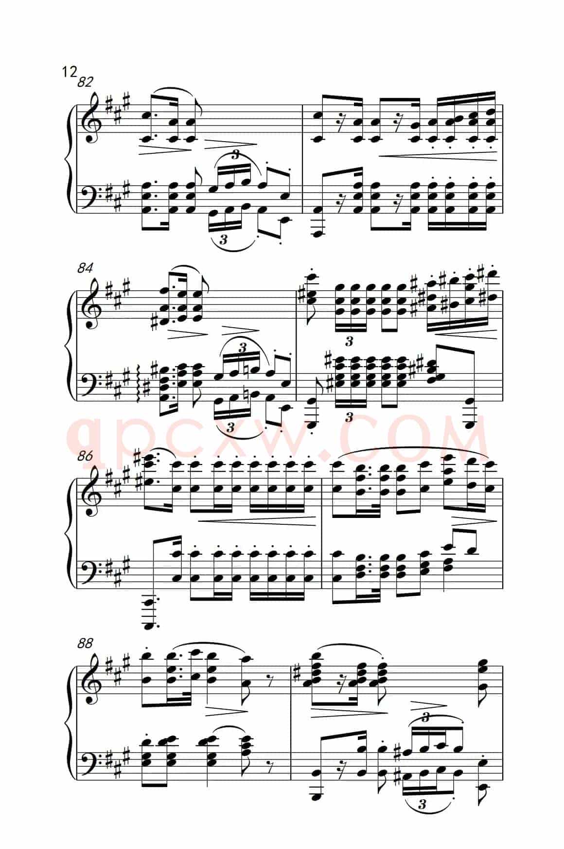 bA大调波兰舞曲