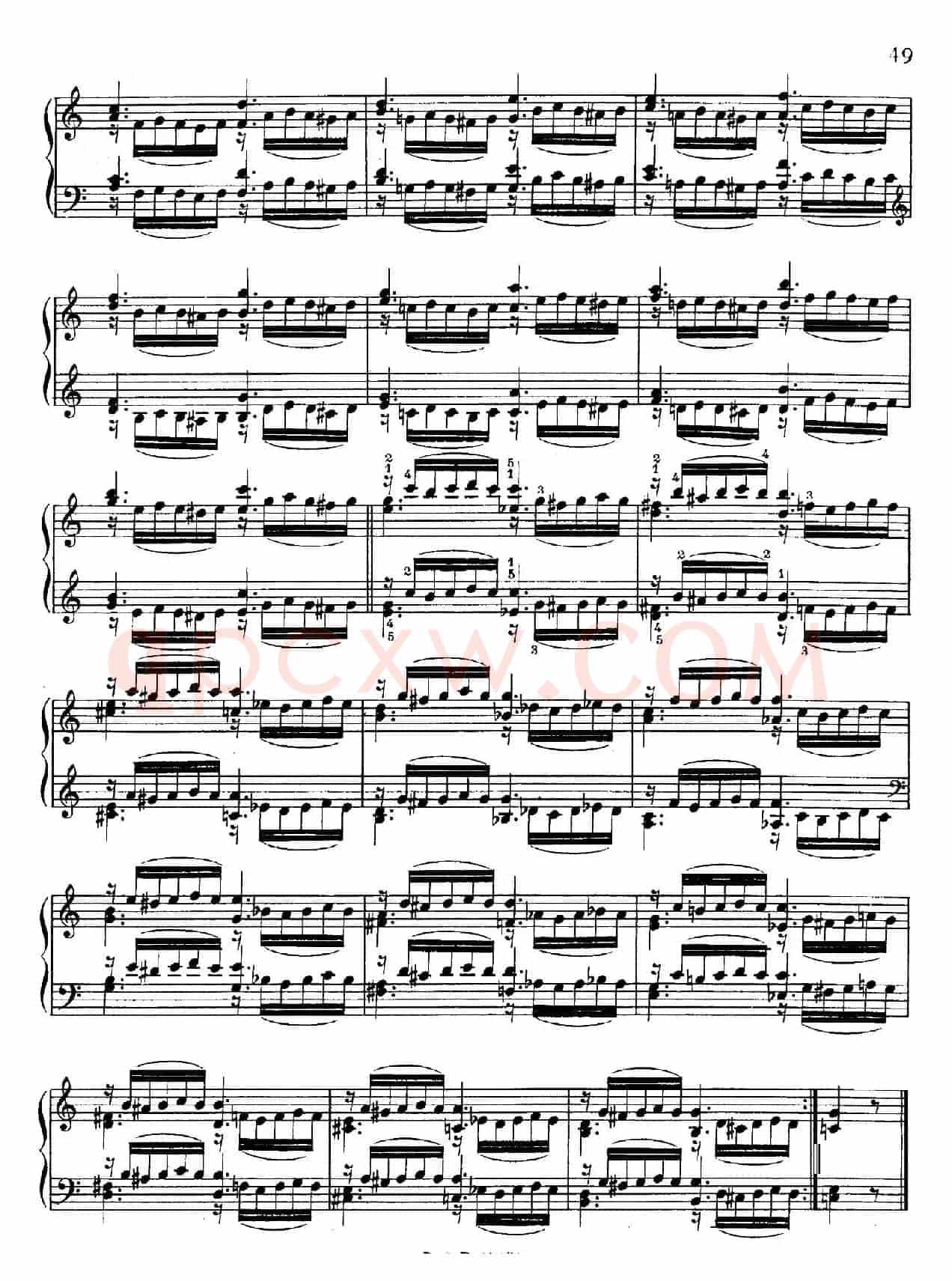 51 Exercises, WoO 6(51首钢琴练习 31—37)