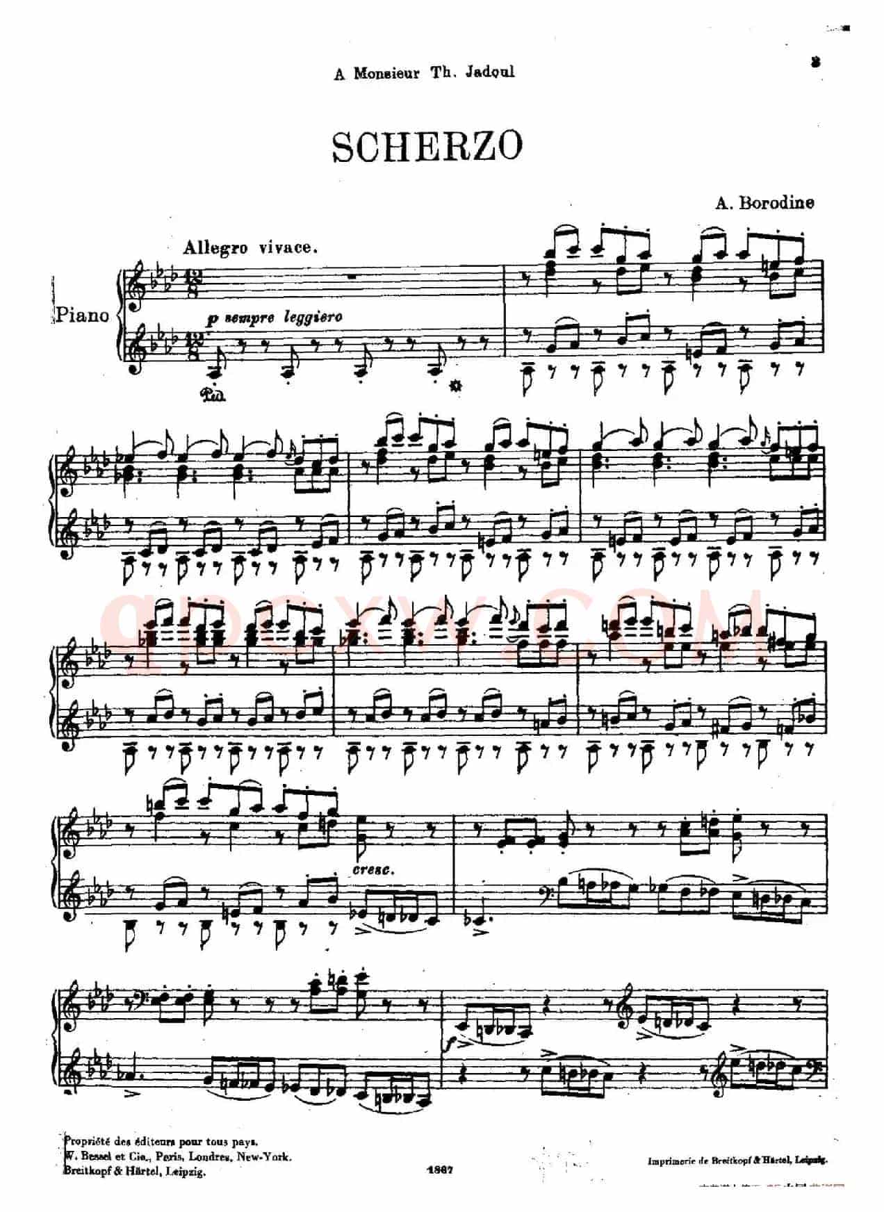 Scherzo in A-flat Major(降A大调谐谑曲)