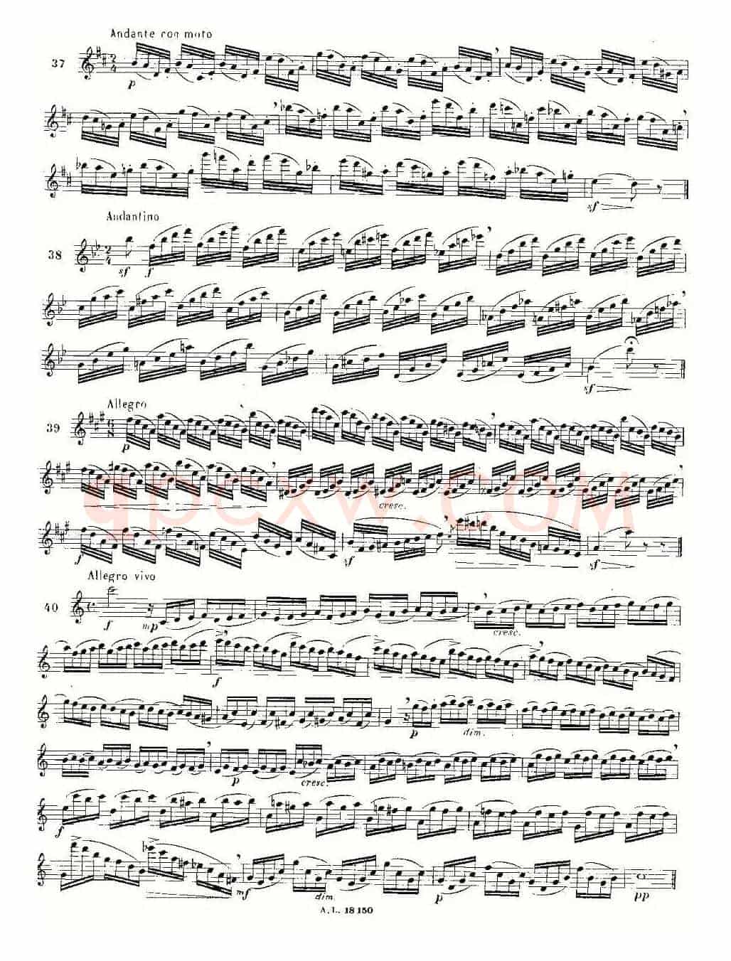 简易音阶练习100首之37-49（moyse - 100 studies after cramer）