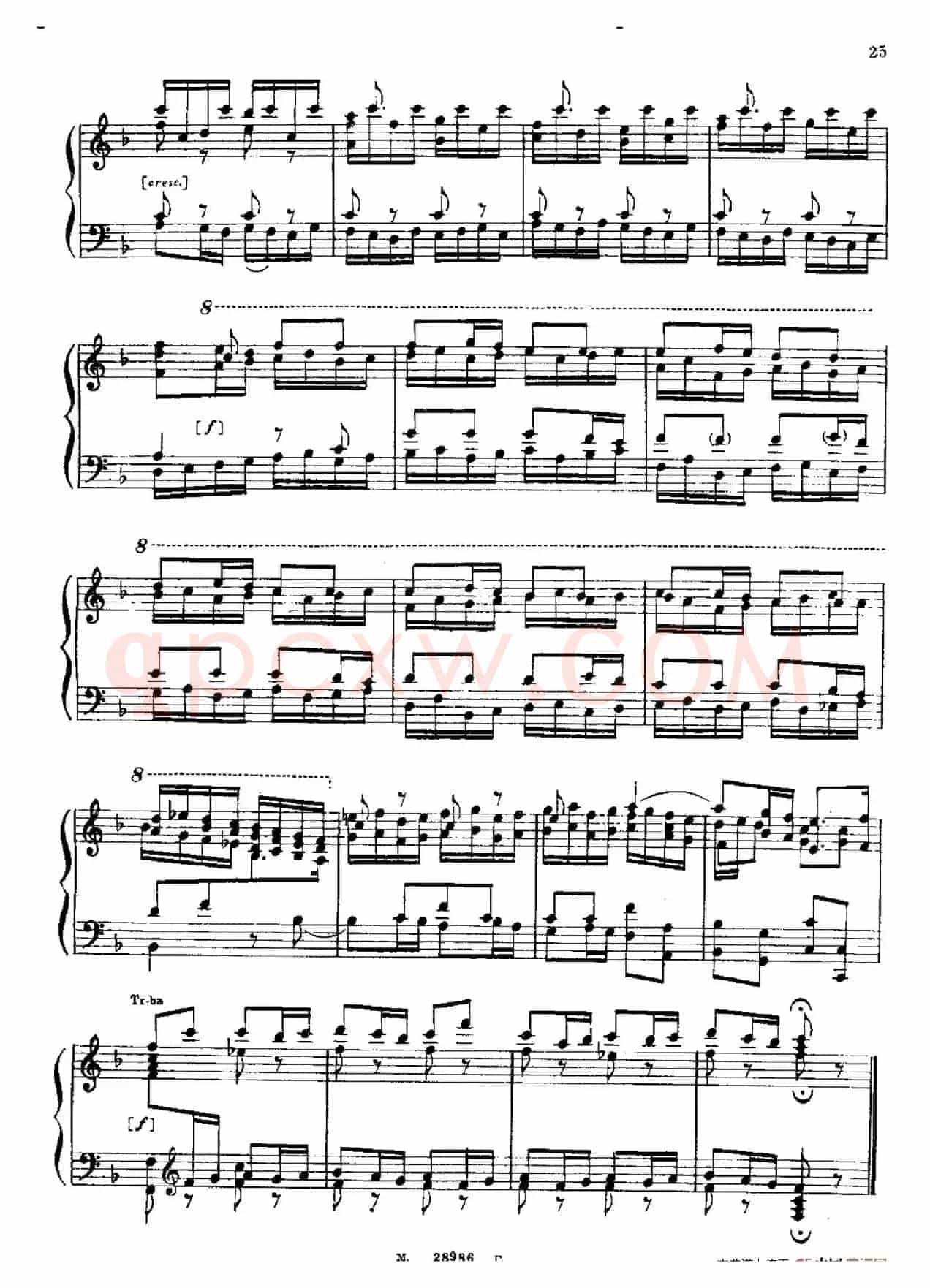 Brandenburg Concerto No.2 in F Major BWV.1047(F大调第二勃兰登堡协奏曲·钢琴独奏版)