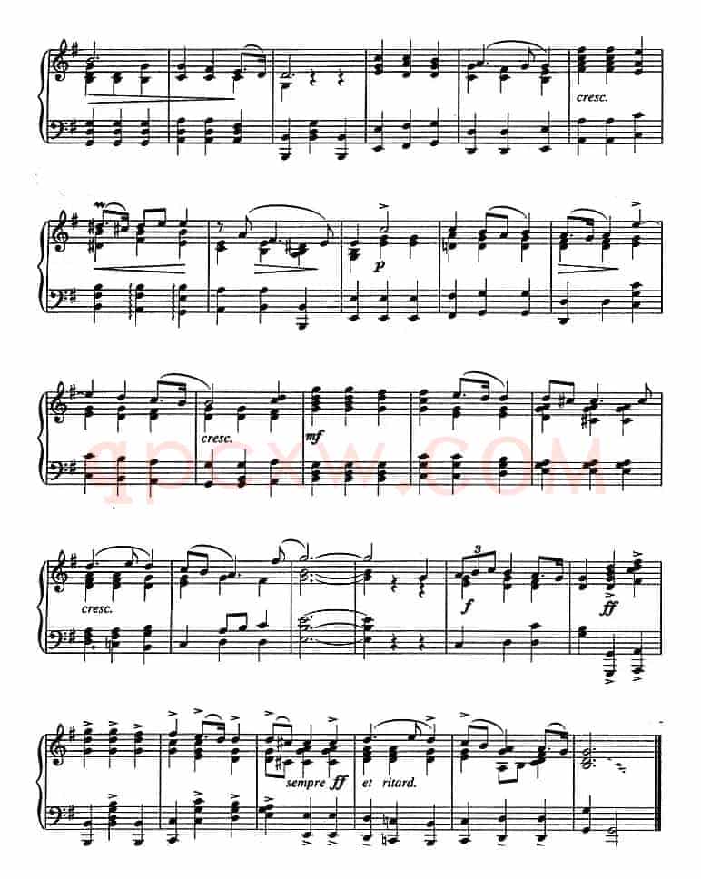 不可不弹的世界钢琴名曲：广板
