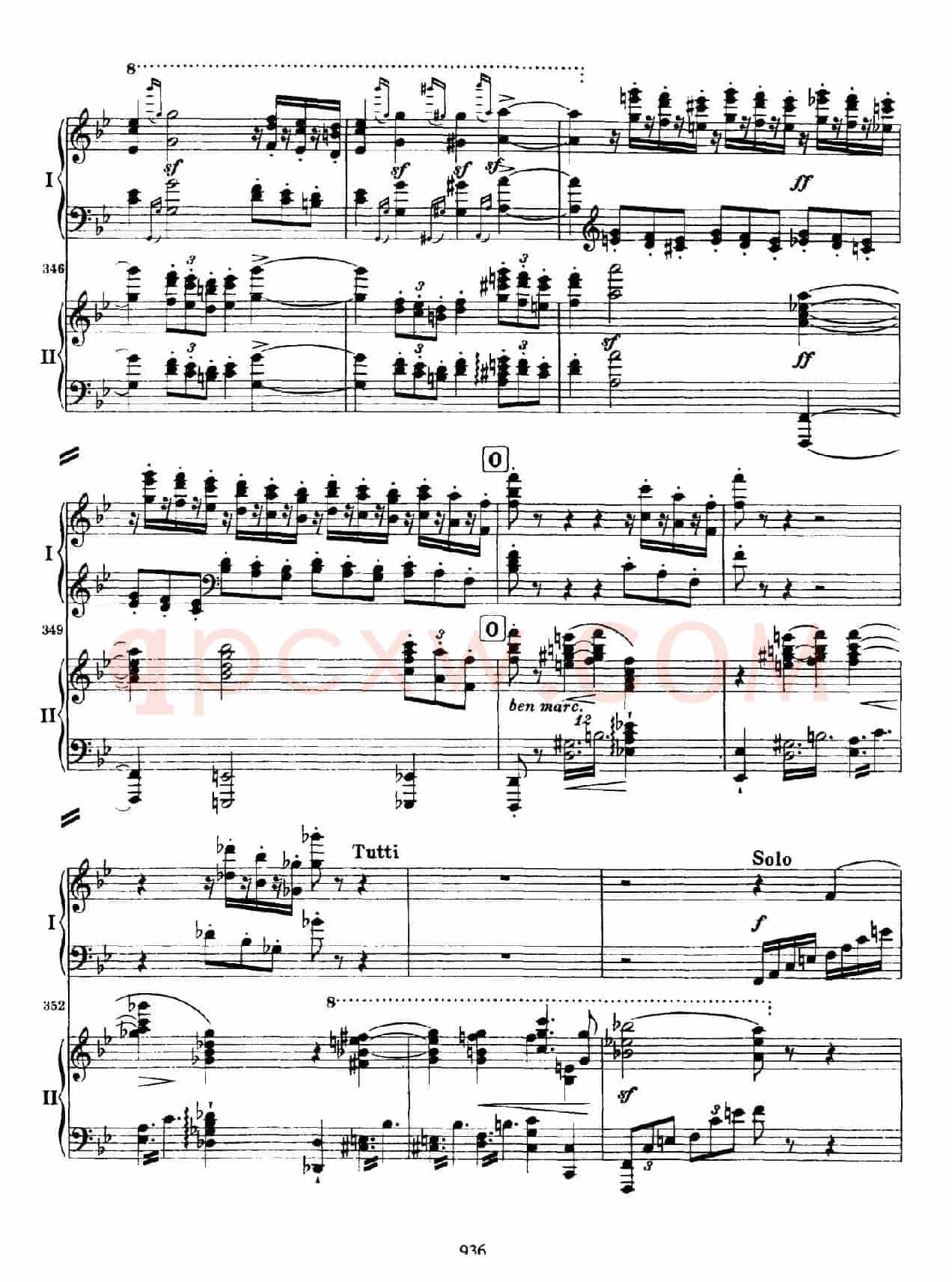 降B大调第二钢琴协奏曲 （P31——40）