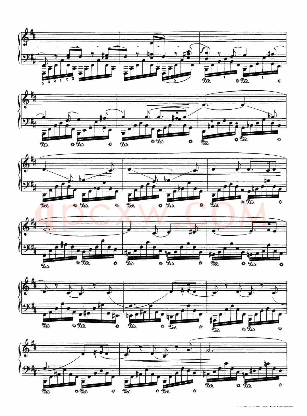 Piano Sonata No.3 in b Minor Op.58(b小调第三钢琴奏鸣曲·第四乐章)