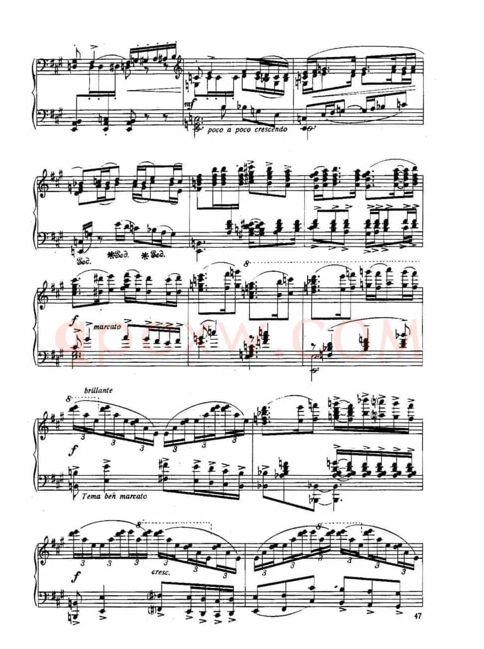 Six Préludes Exotiques Op·17（6首特色前奏曲·3）